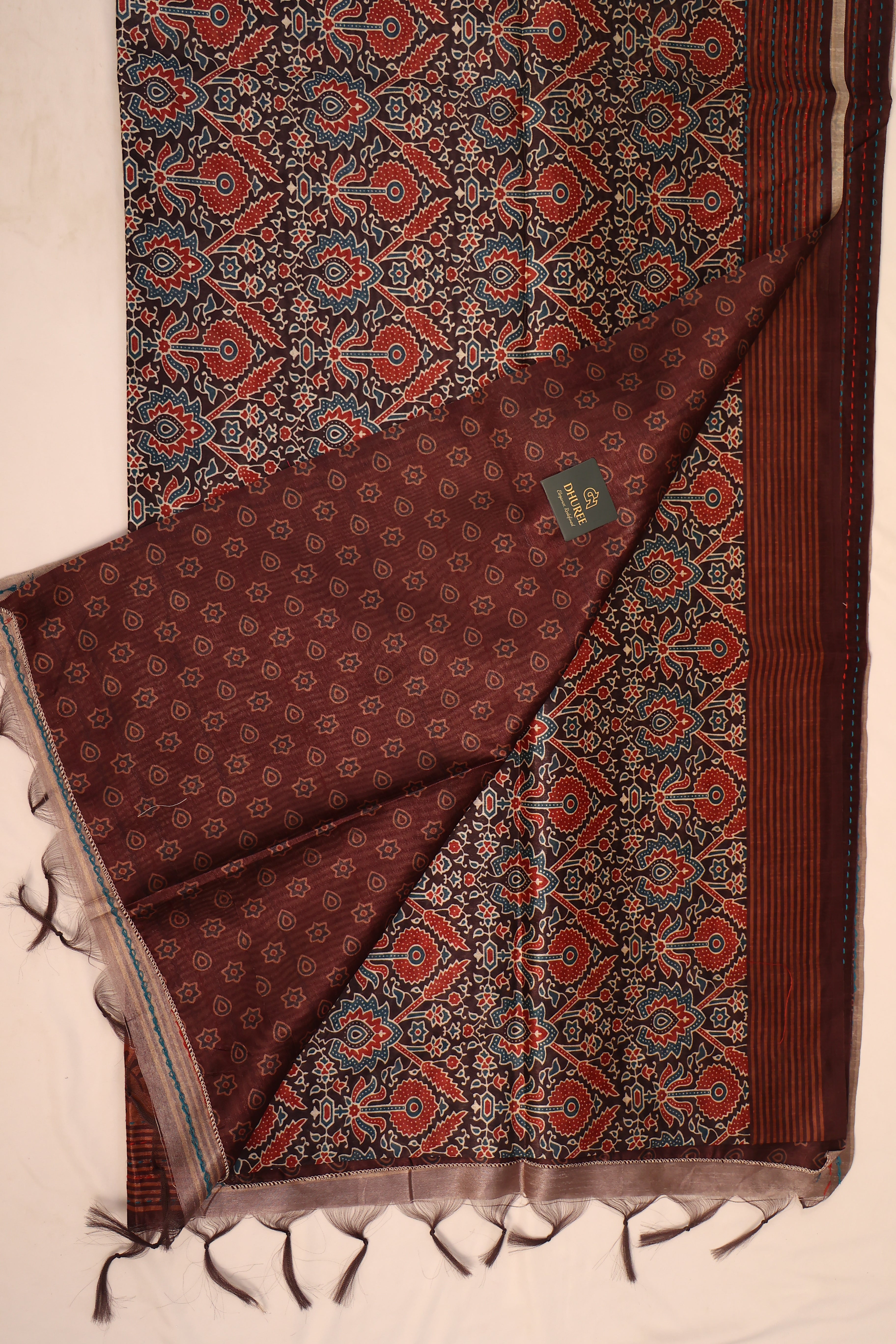 - DHUREE COTTON SAREE.