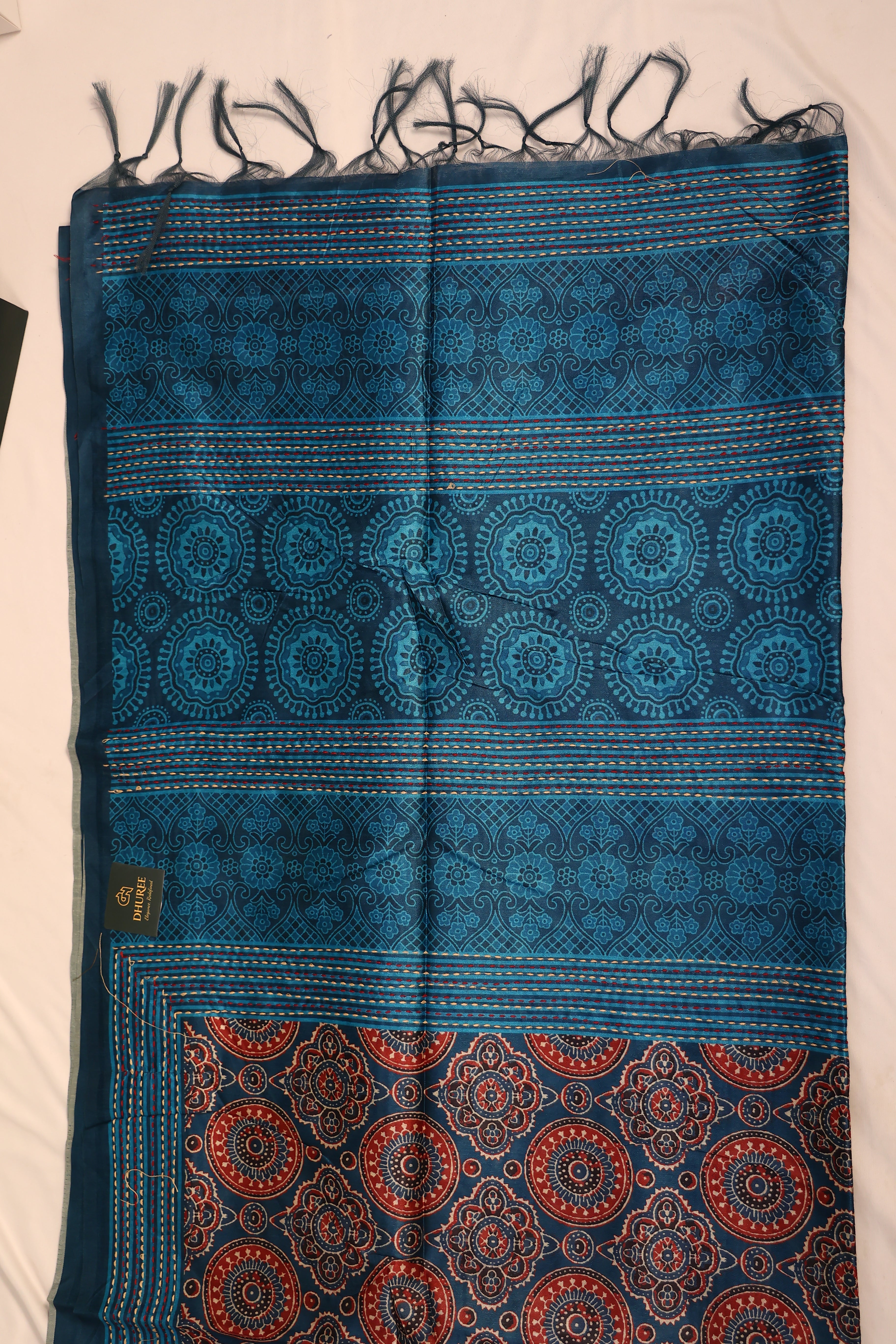 - DHUREE COTTON SAREE.