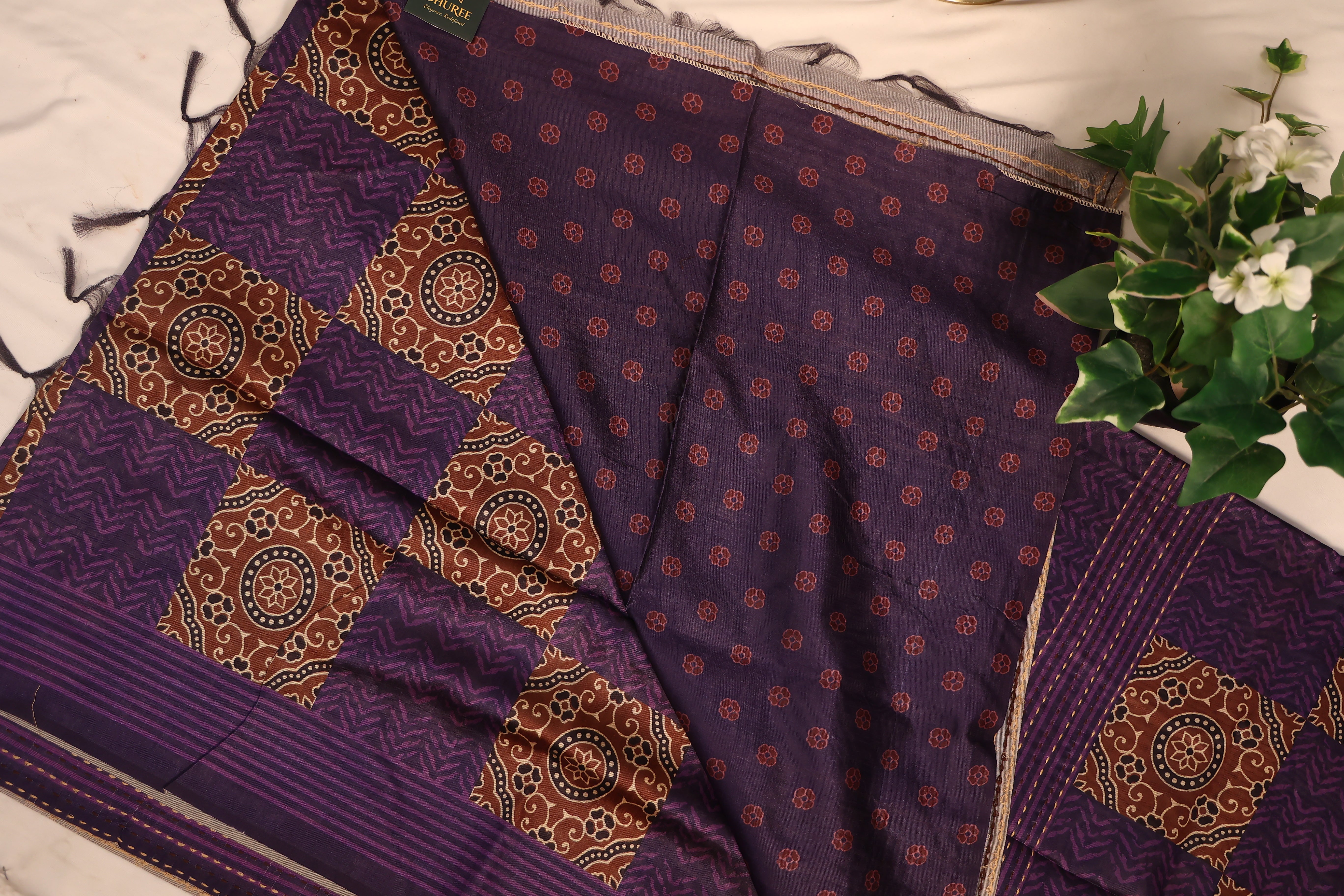 - DHUREE COTTON SAREE.