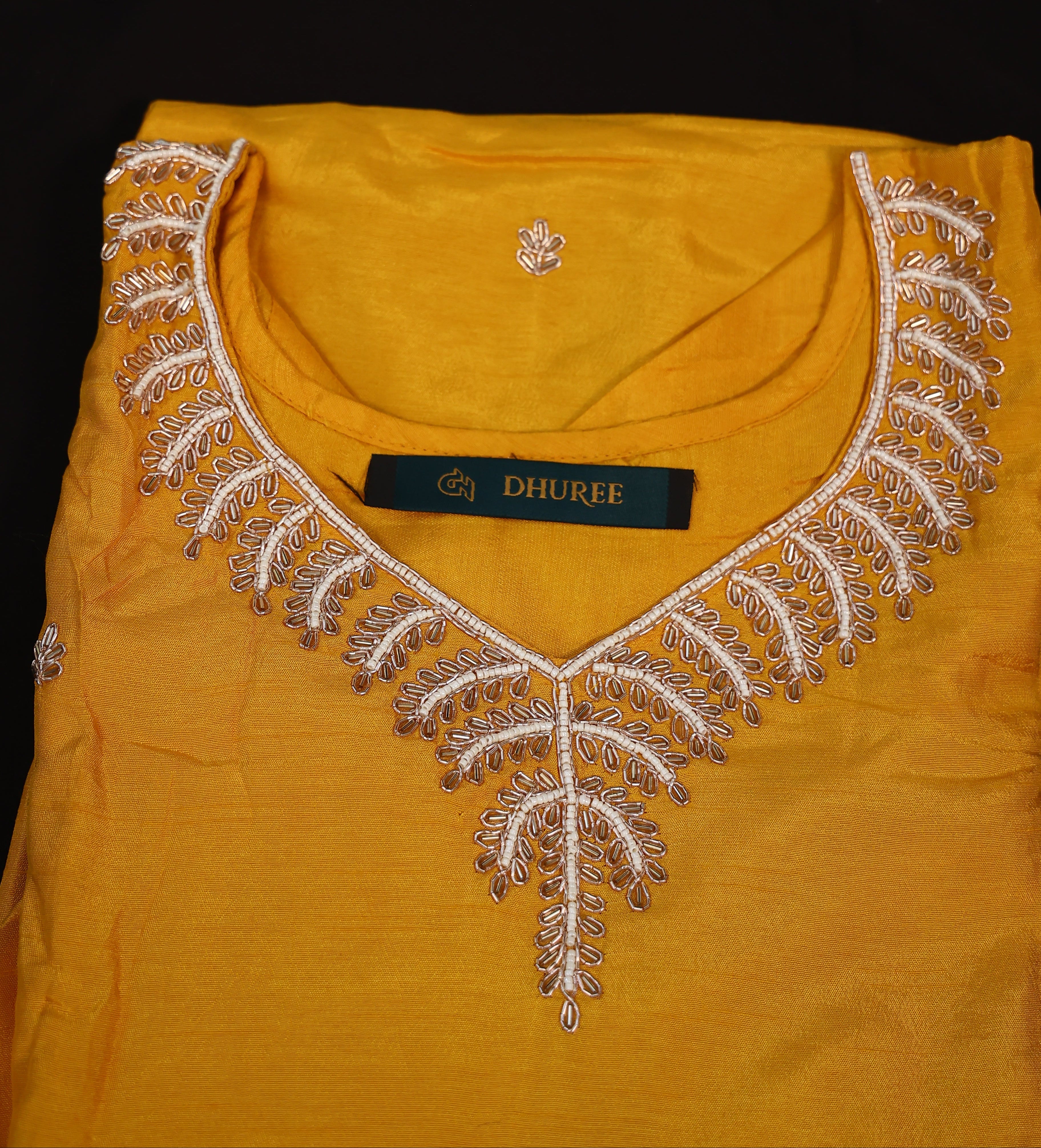 Women Yellow silk Viscose Rayon Kurta Sets