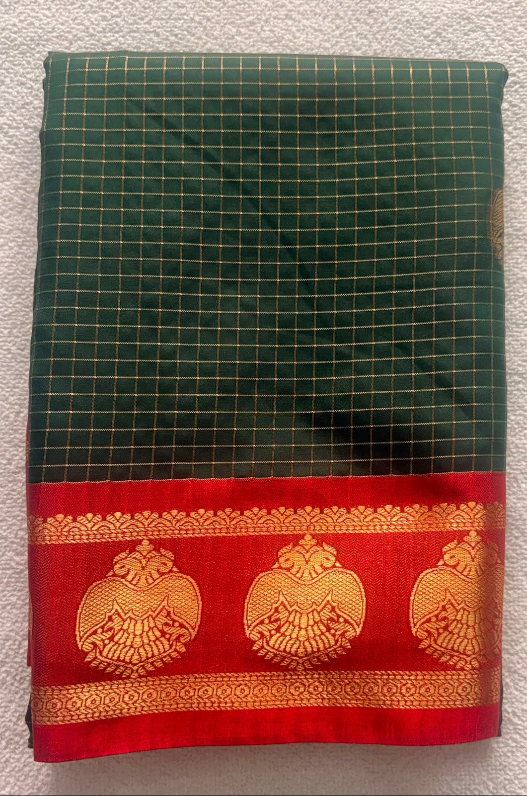DHUREE PREMIUM QUALITY KANCHI SILK SAREES WITH BROKET BLOUSE