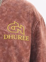 Acid Wash Chocholate Brown Premium Cotton Over sized T Shirt for Men with Logo Embroidery.