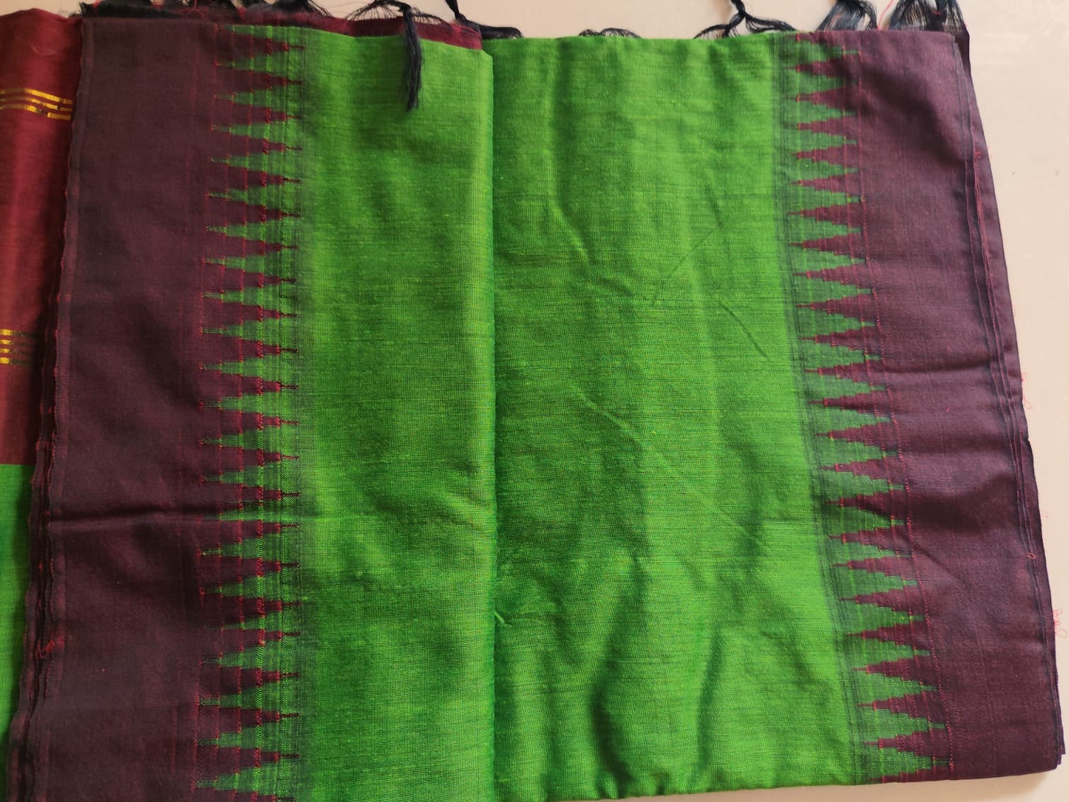 DHUREE KORVAI BORDER SILK COTTON SAREES