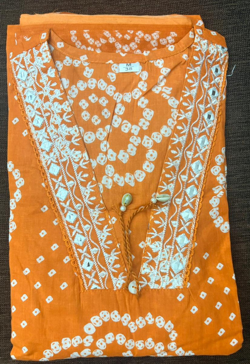Pure Cotton Printed Straight Kurta Set