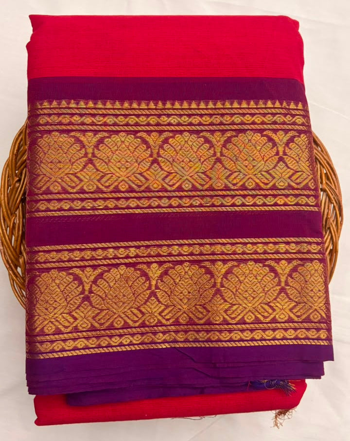 DHUREE GRAND KANCHI COTTON SAREES.