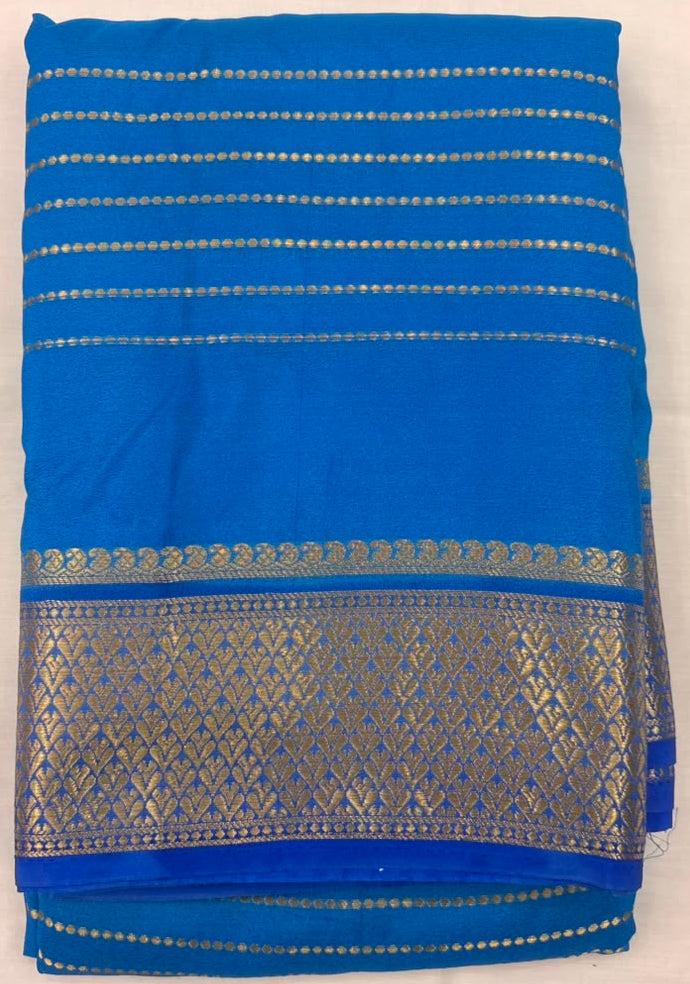 DHUREE SEMI CREPE MYSORE SILK SAREE