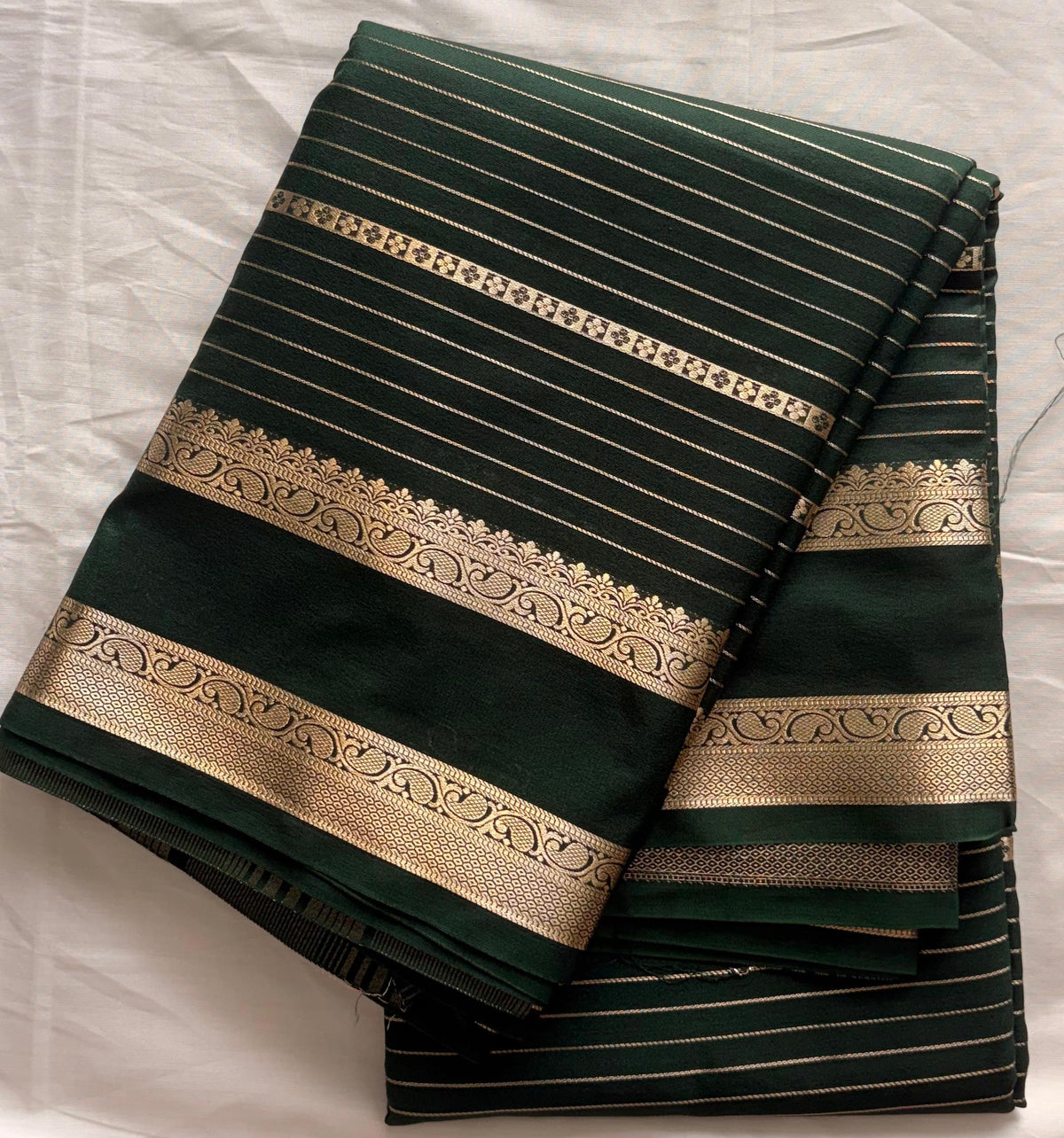 DHUREE TRENDY SEMI MYSORE CRAPE SILK SAREES