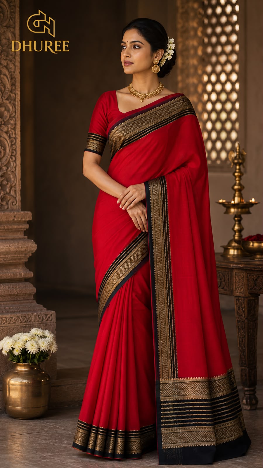DHUREE SEMI MYSORE SILK SAREES