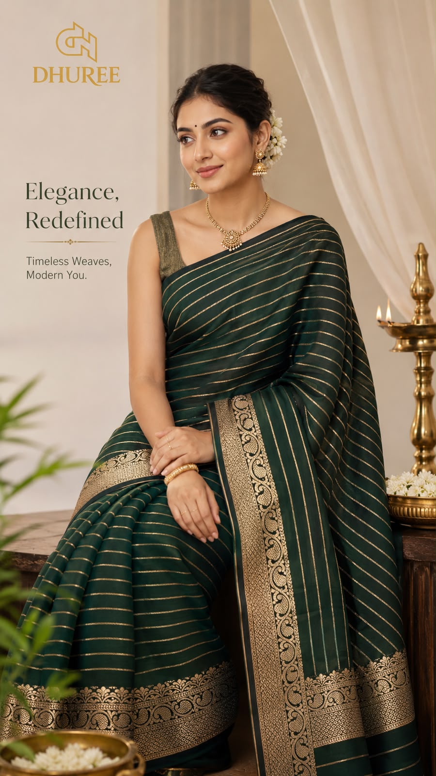 DHUREE TRENDY SEMI MYSORE CRAPE SILK SAREES