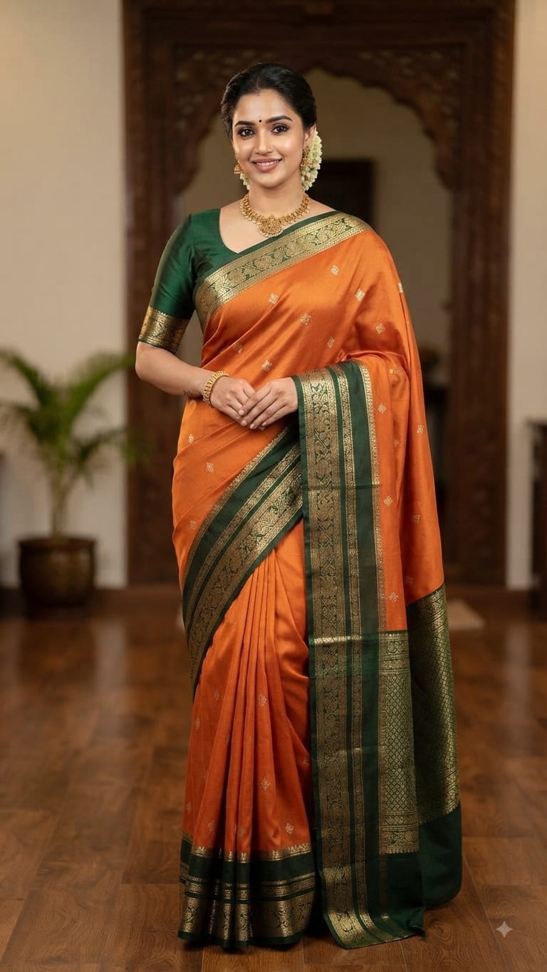 DHUREE SEMI MYSORE SILK SAREE