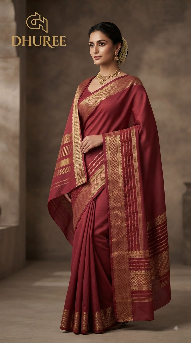 DHUREE SEMI MYSORE SILK SAREE
