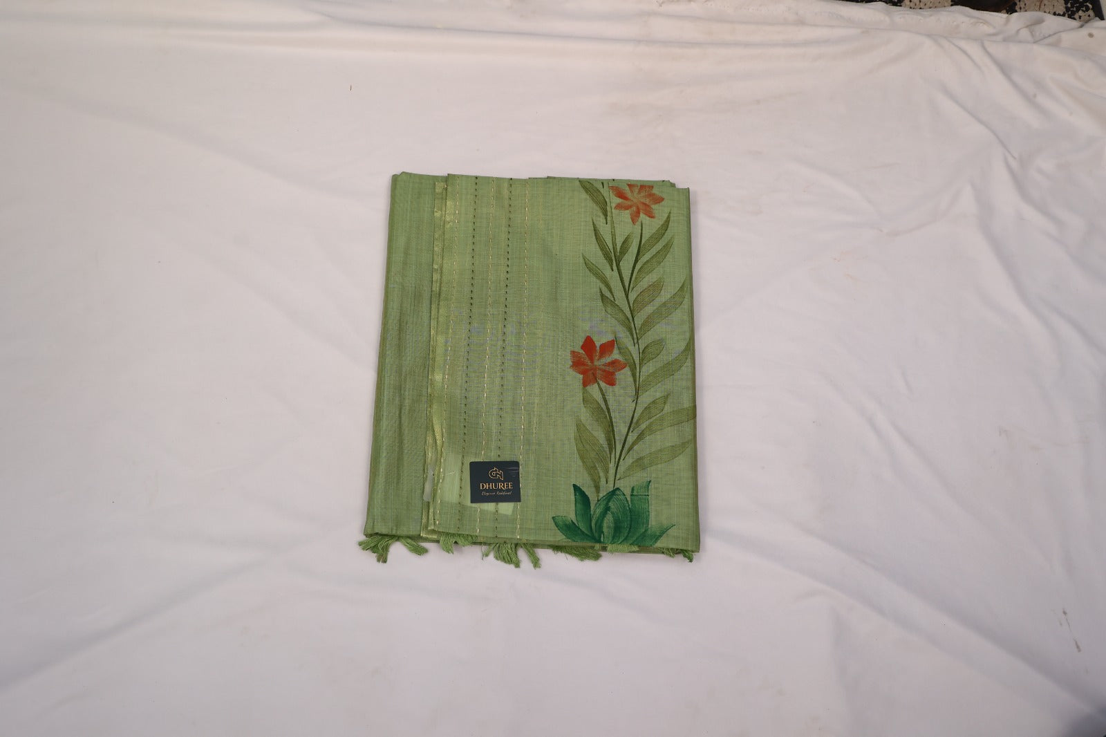 - DHUREE BLENDED SILK SAREE.