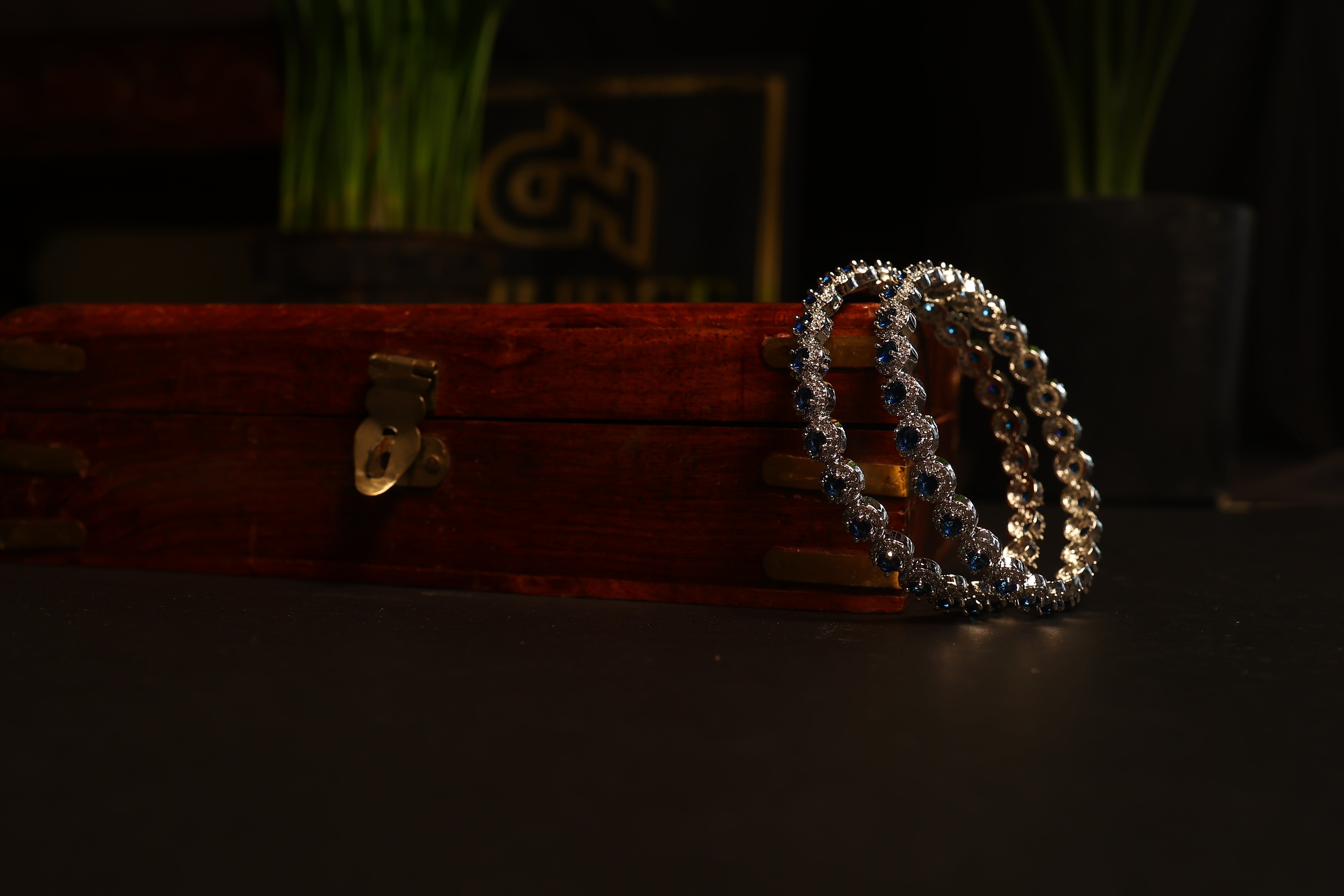 AD Natural Stones Bangles