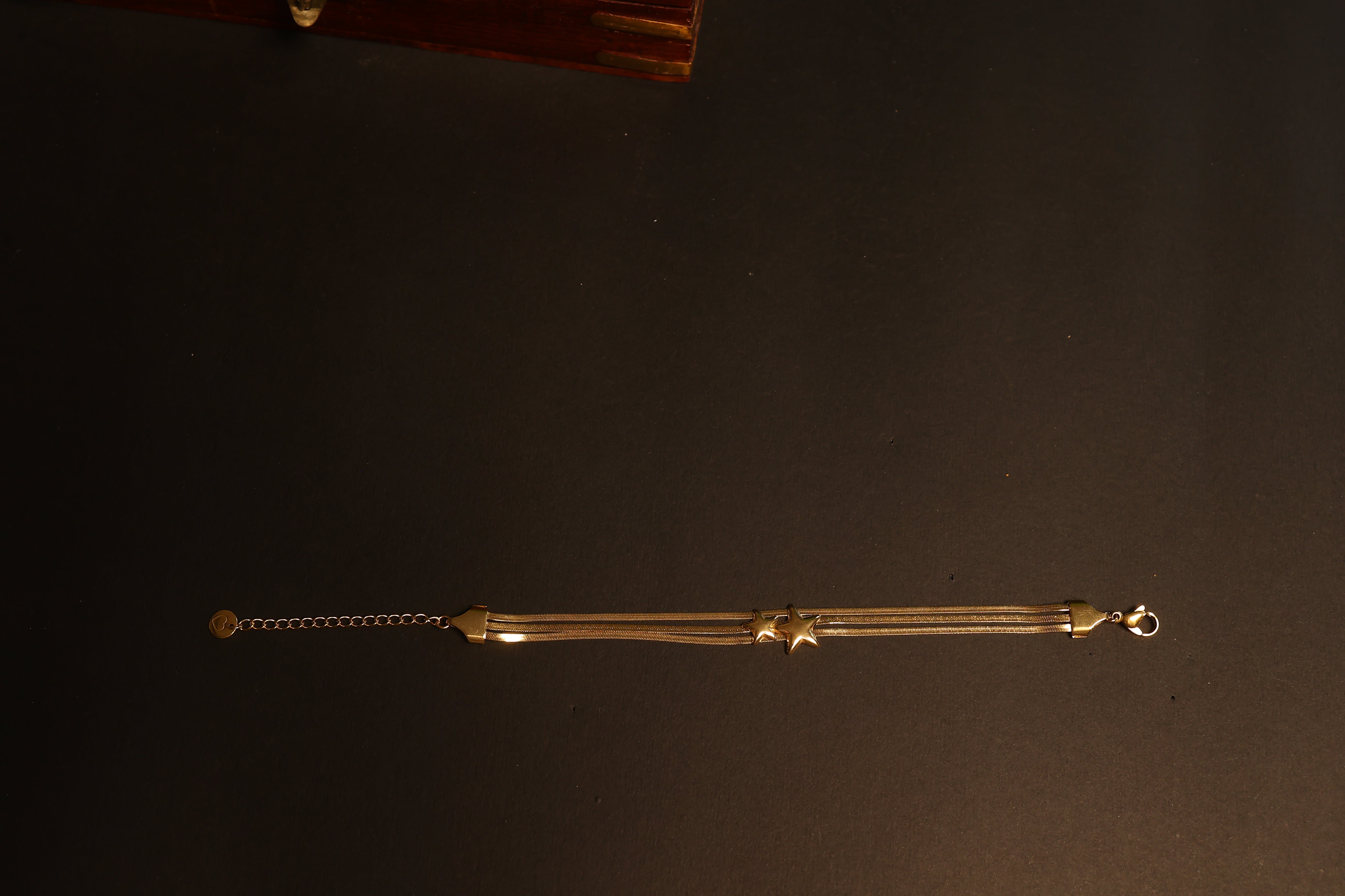 Rosegold Plated Clover Design Bracelet