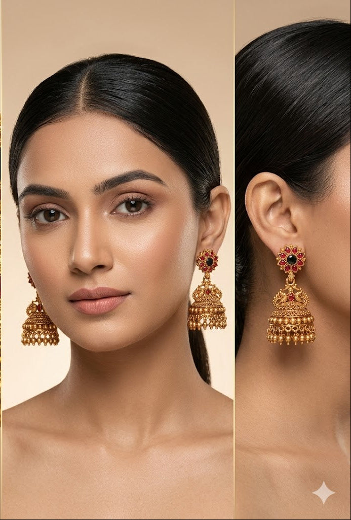 Lakshmi  Jhumkas