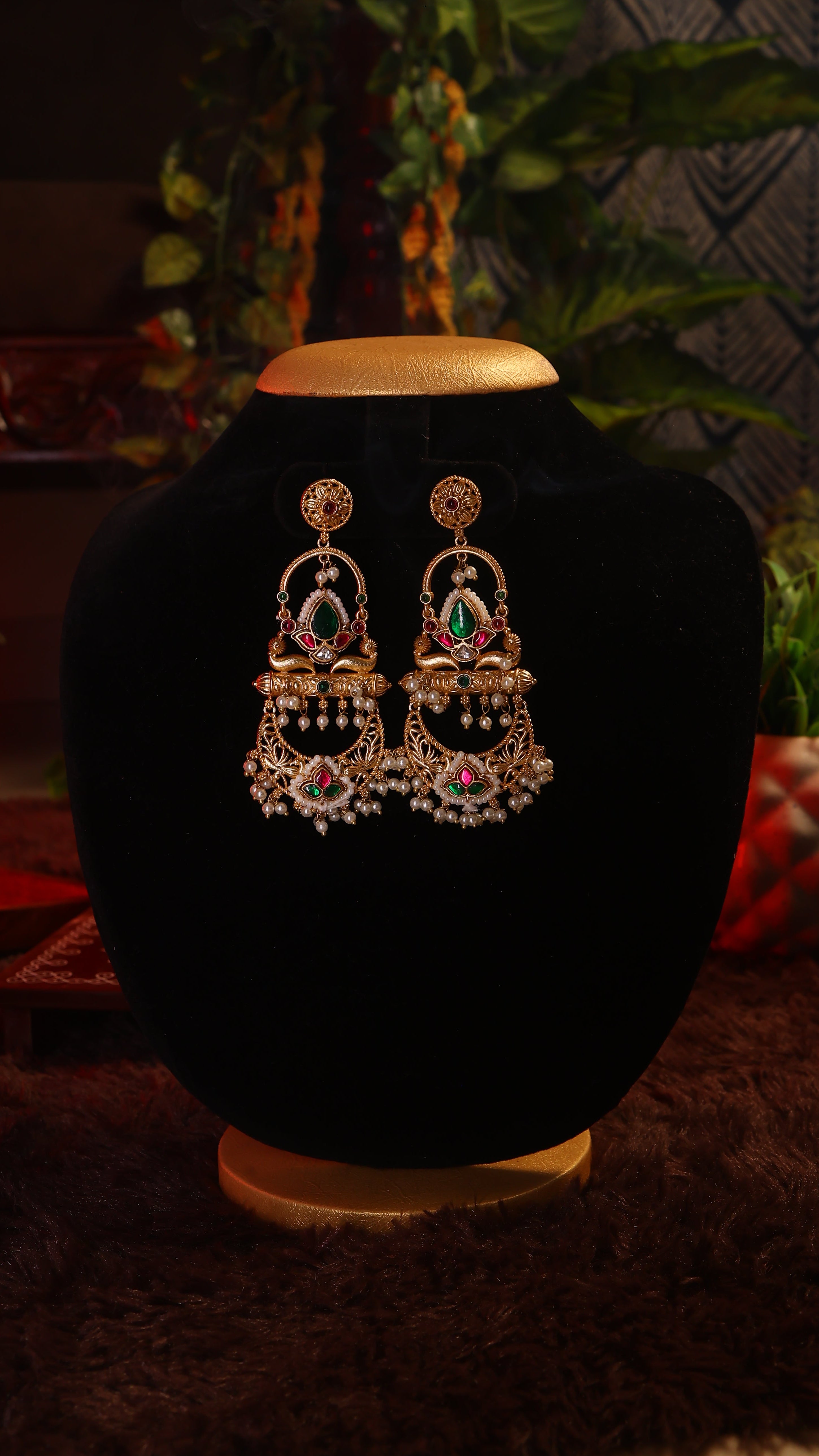 Gold Dangler Earings for Women