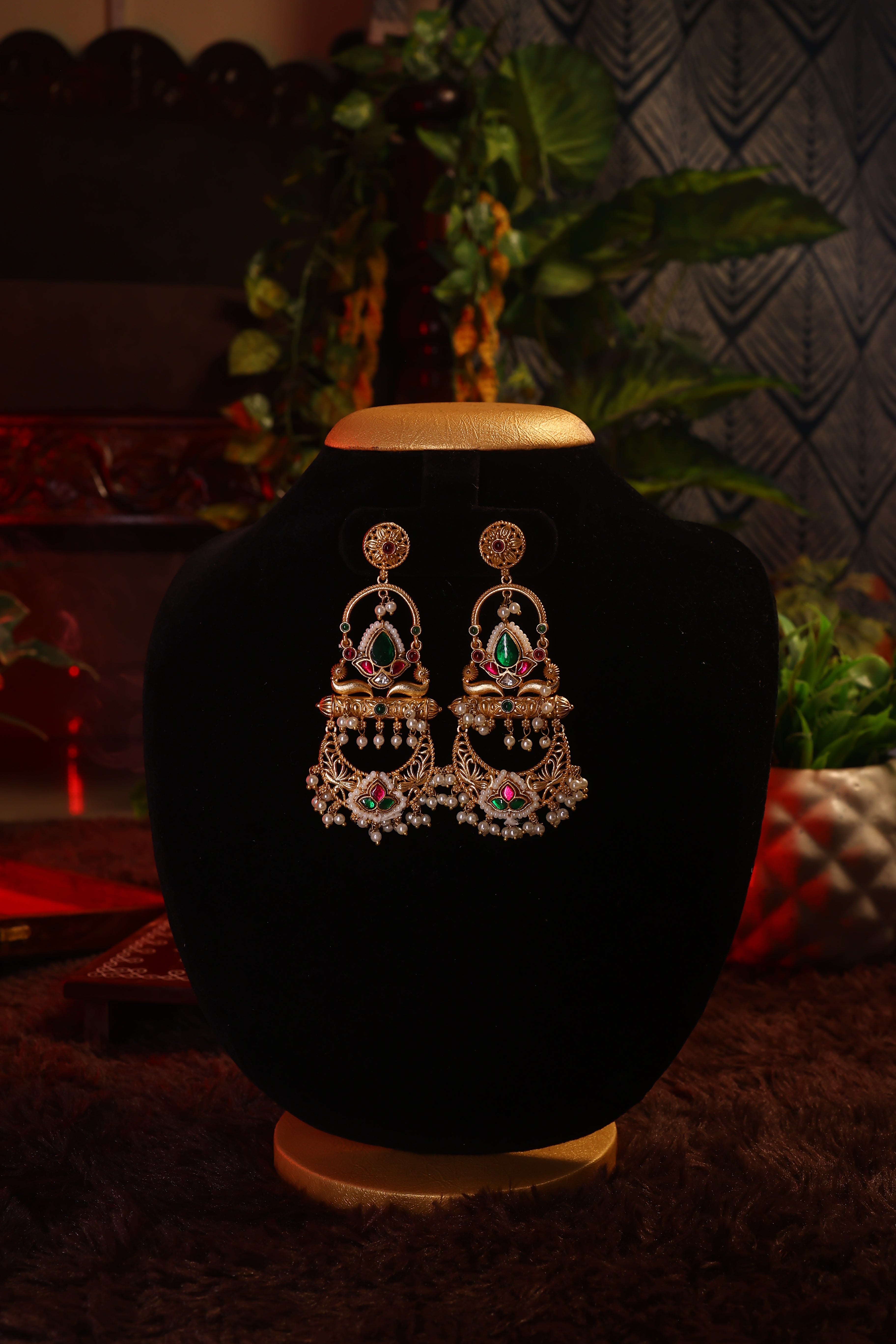 Gold Dangler Earings for Women