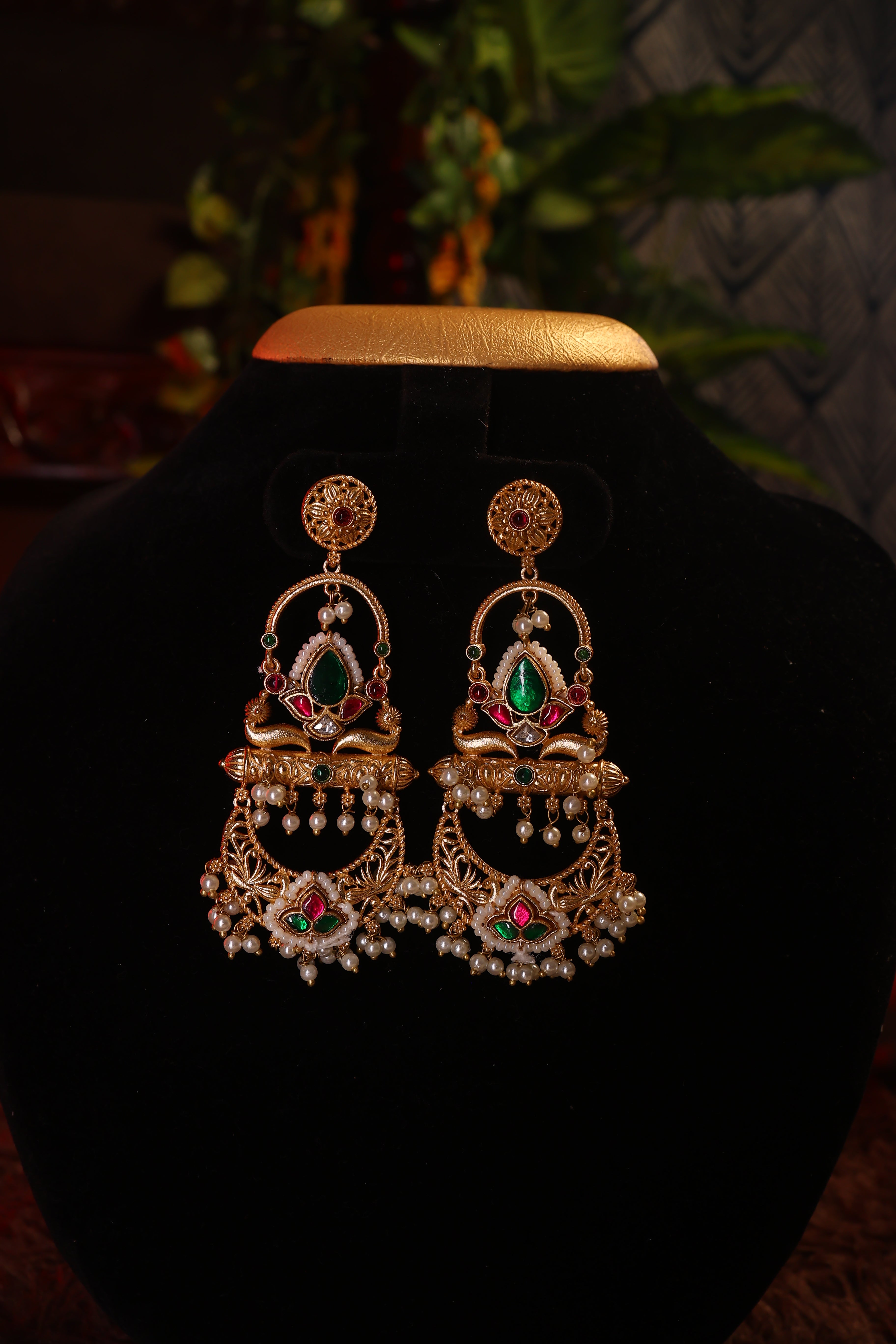 Gold Dangler Earings for Women