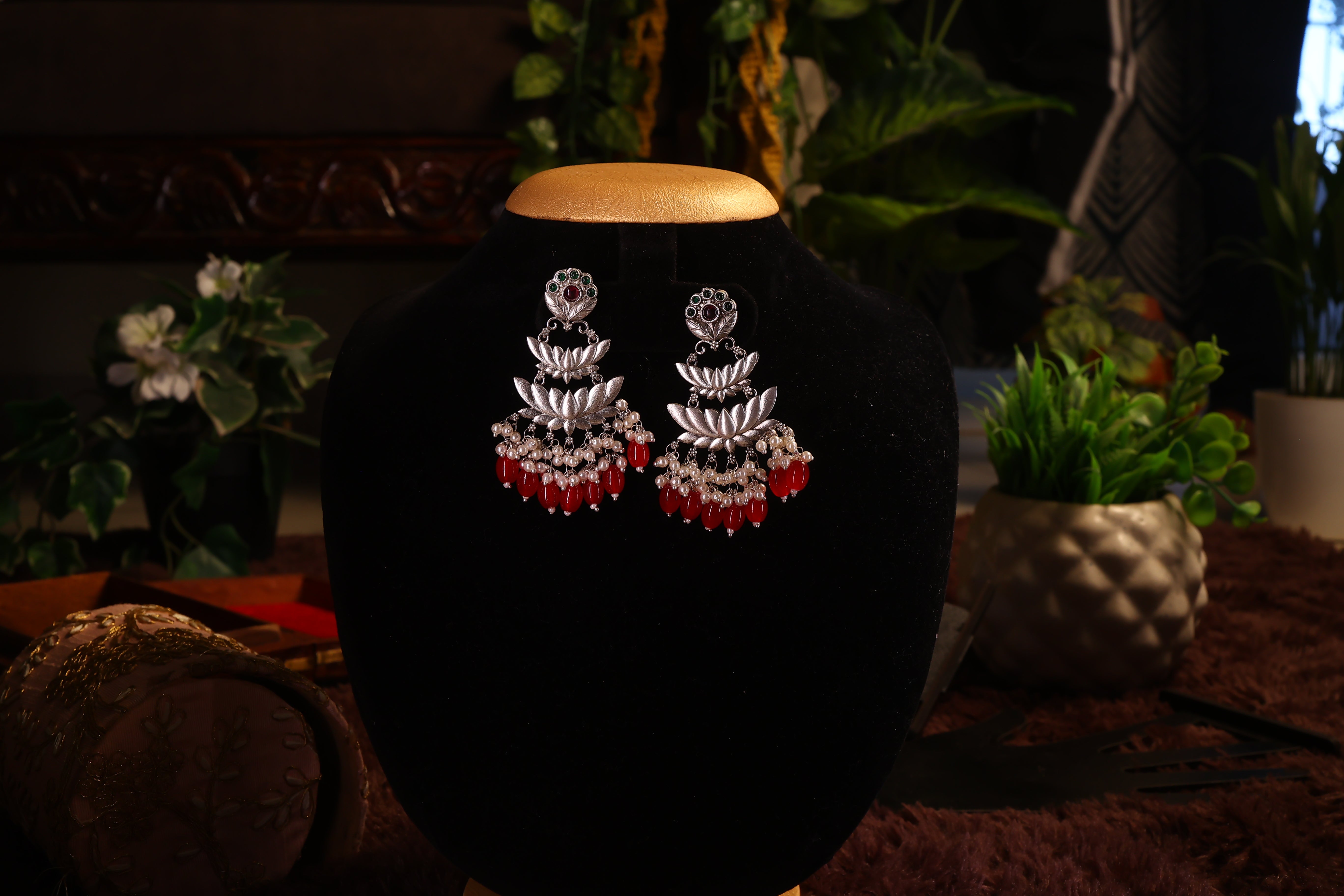 Silver Dangler Earrings