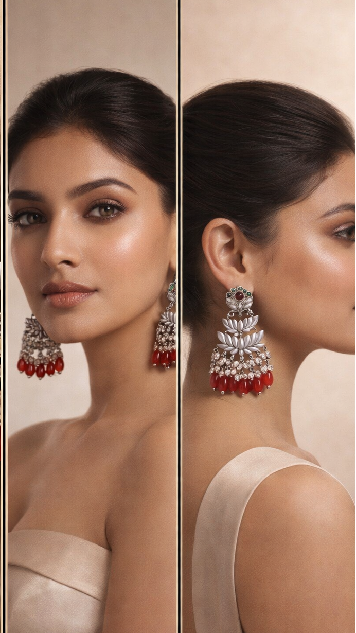 Silver Dangler Earrings