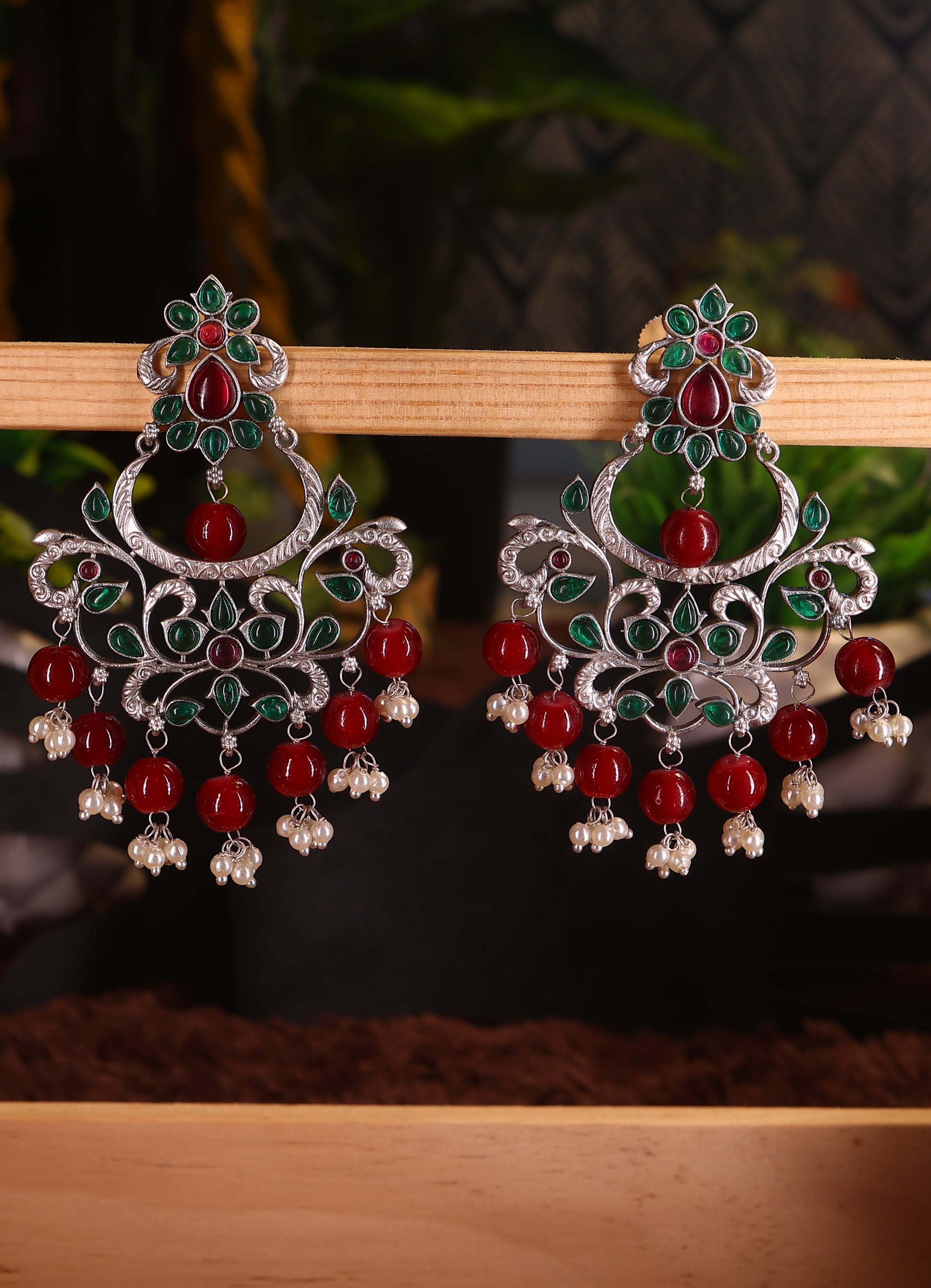 Silver  Dangler Earrings
