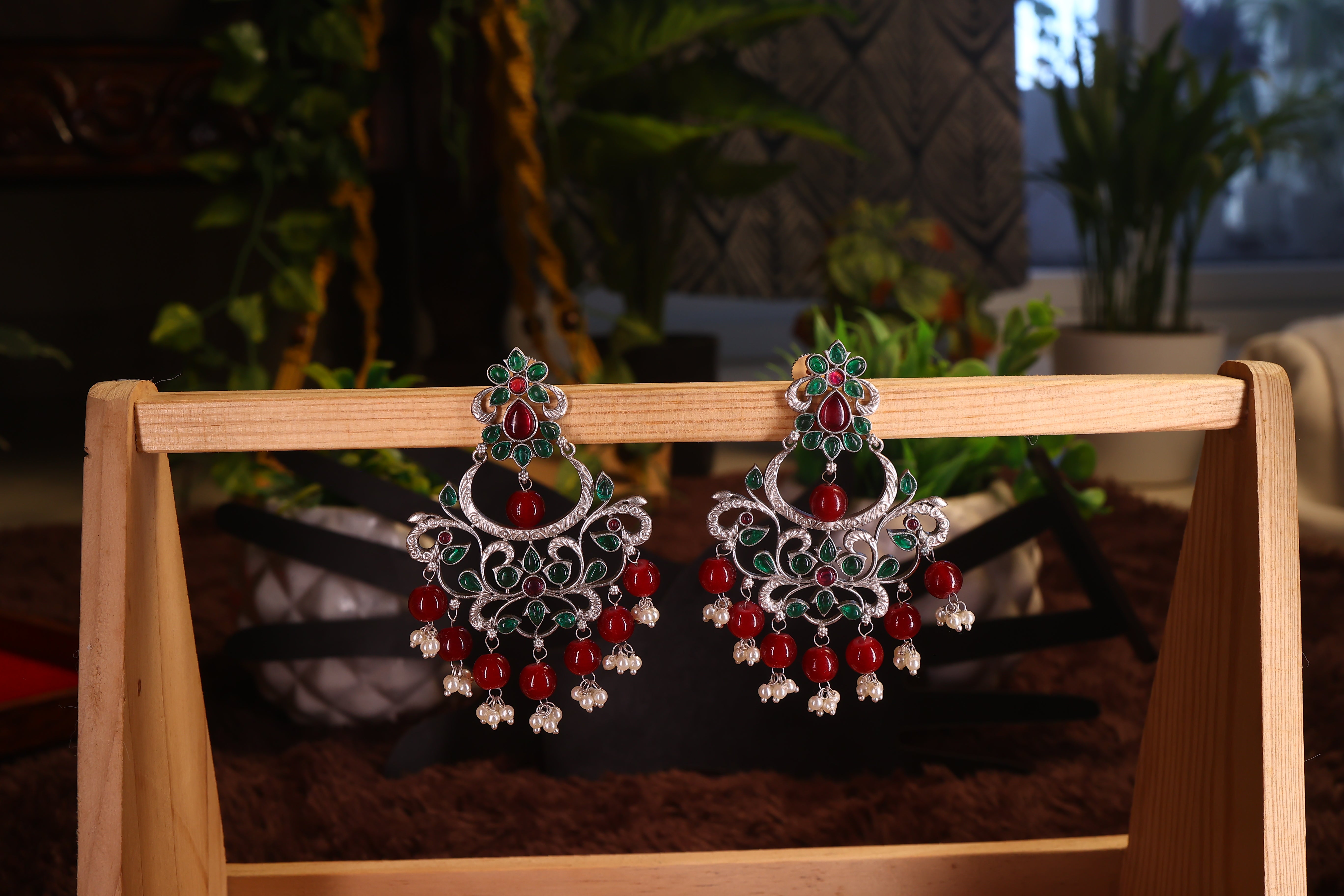 Silver  Dangler Earrings