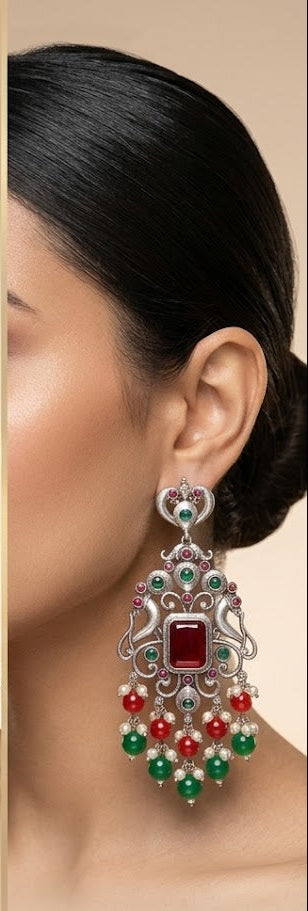 Silver Dangler Earrings