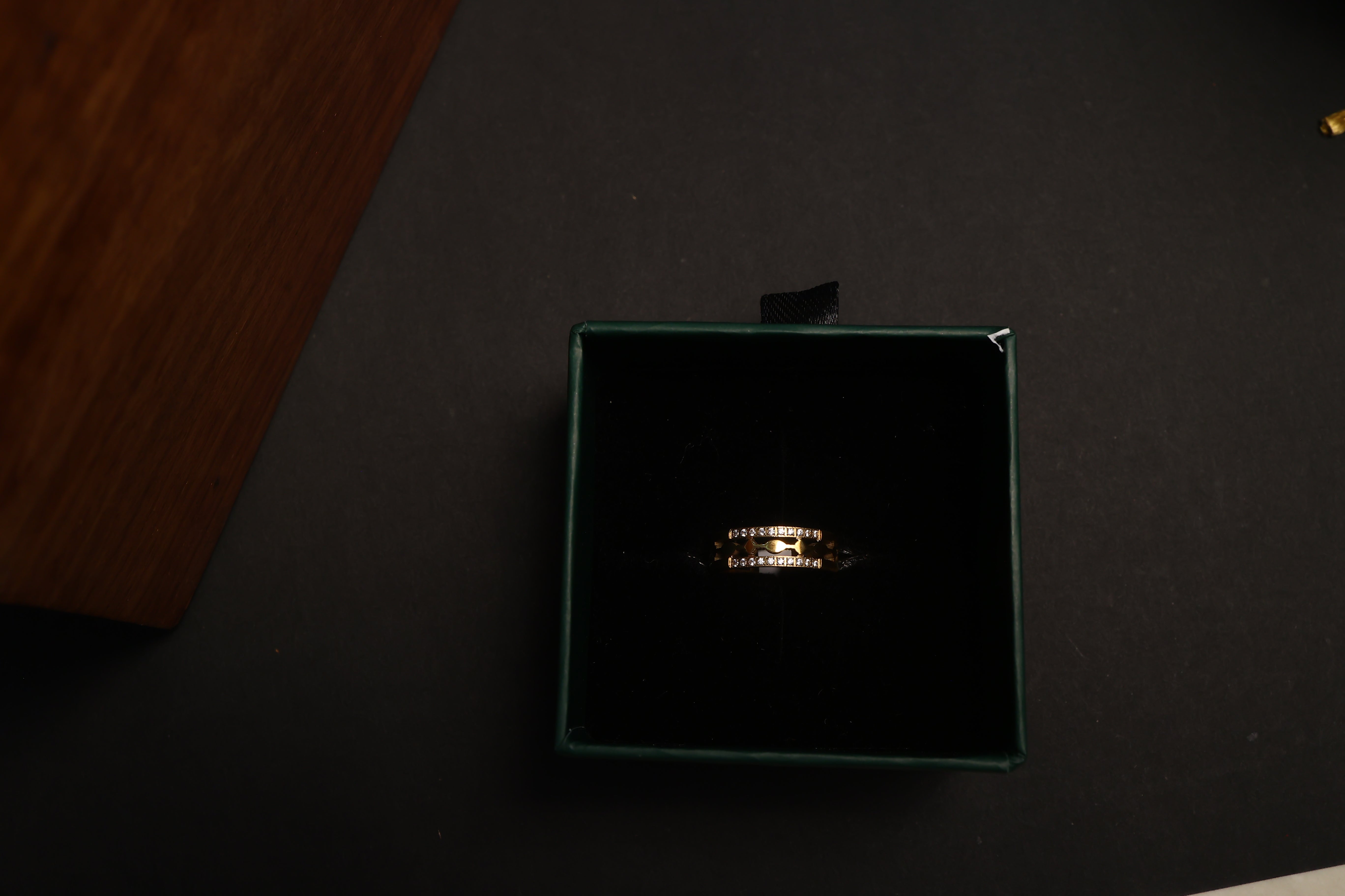 Casual Wear Trendy Zircon Stackable Finger Ring For Women-Small Size