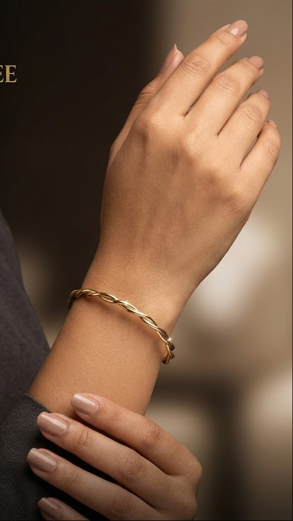 Stainless Steel Bamboo Kada