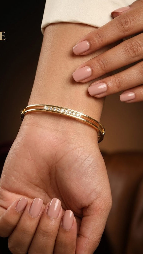 Stainless Steel Bamboo Kada