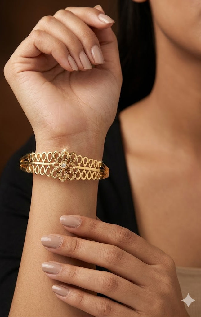 Stainless Steel Bamboo Kada