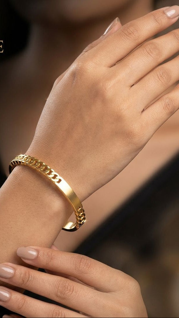 Stainless Steel Bamboo Kada