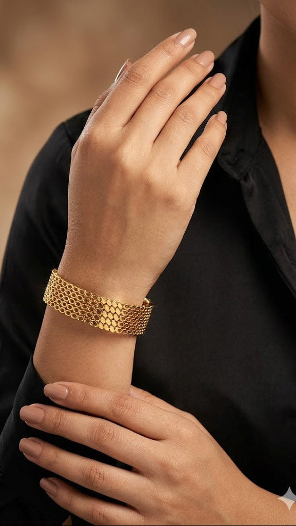 Stainless Steel Bamboo Kada
