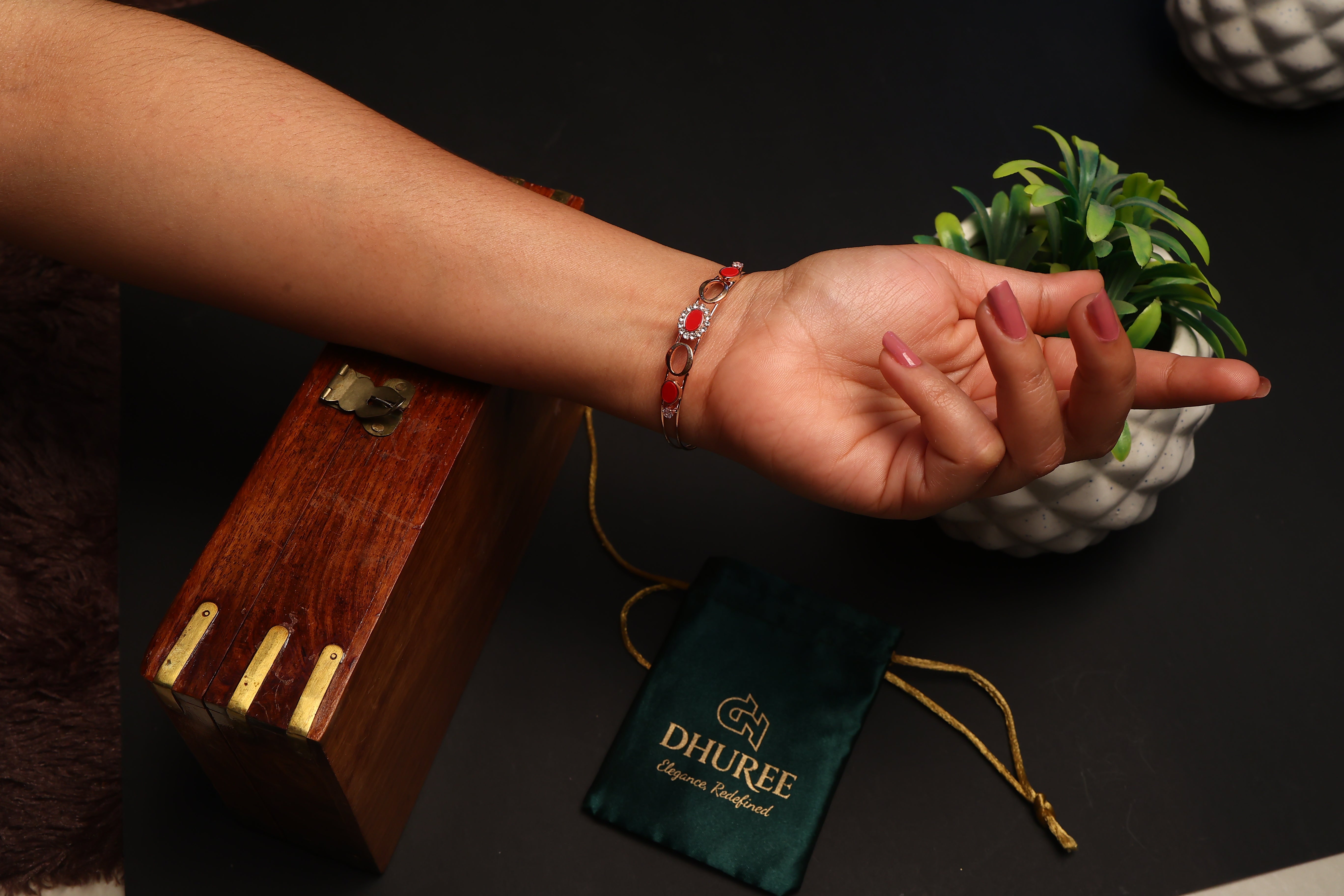 Stainless Steel Bamboo Kada