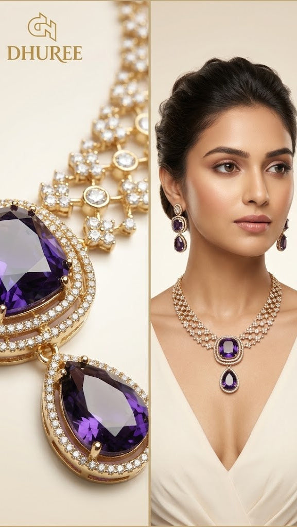 AD Sunshine Necklace with Earrings