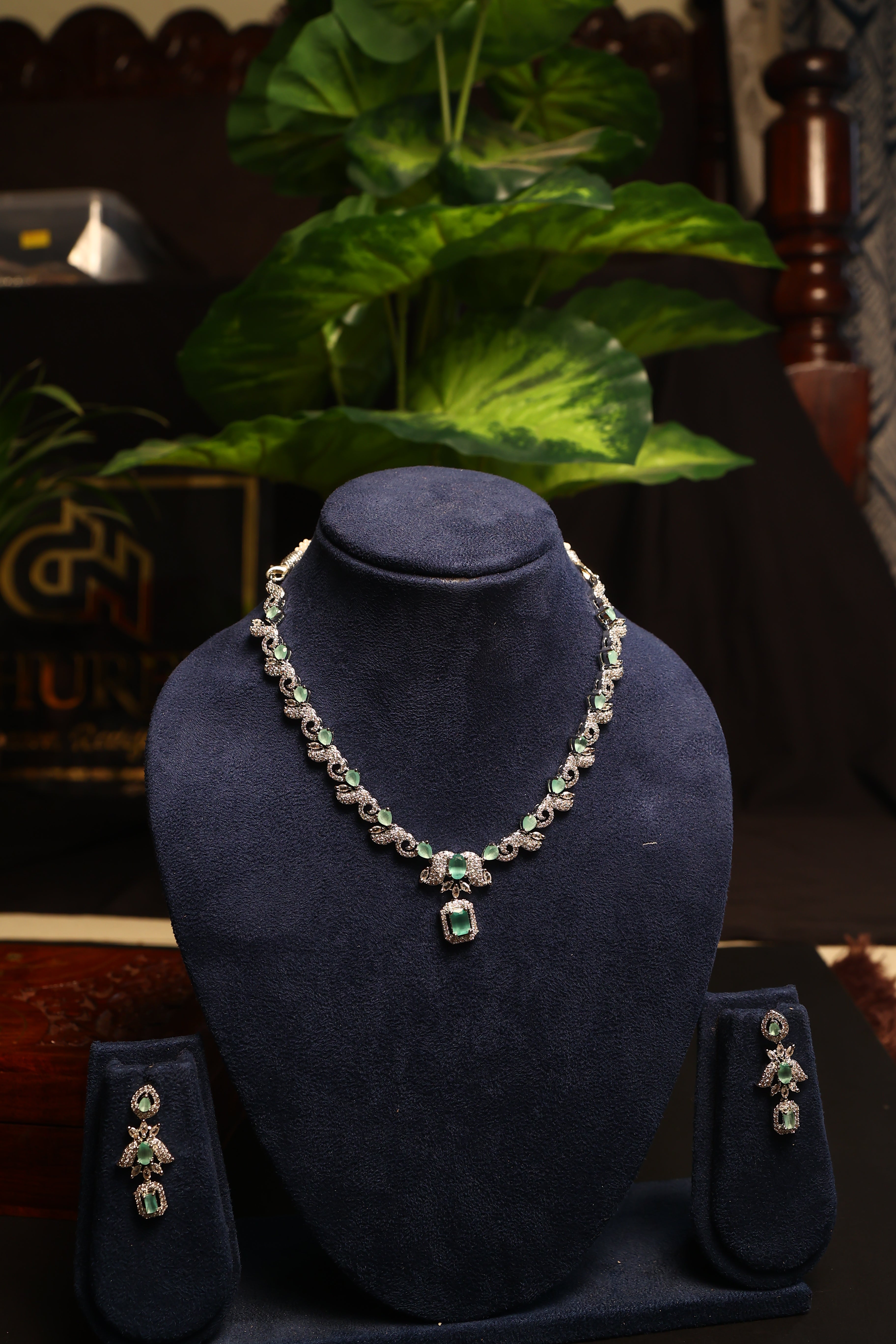 CZ Necklace Set