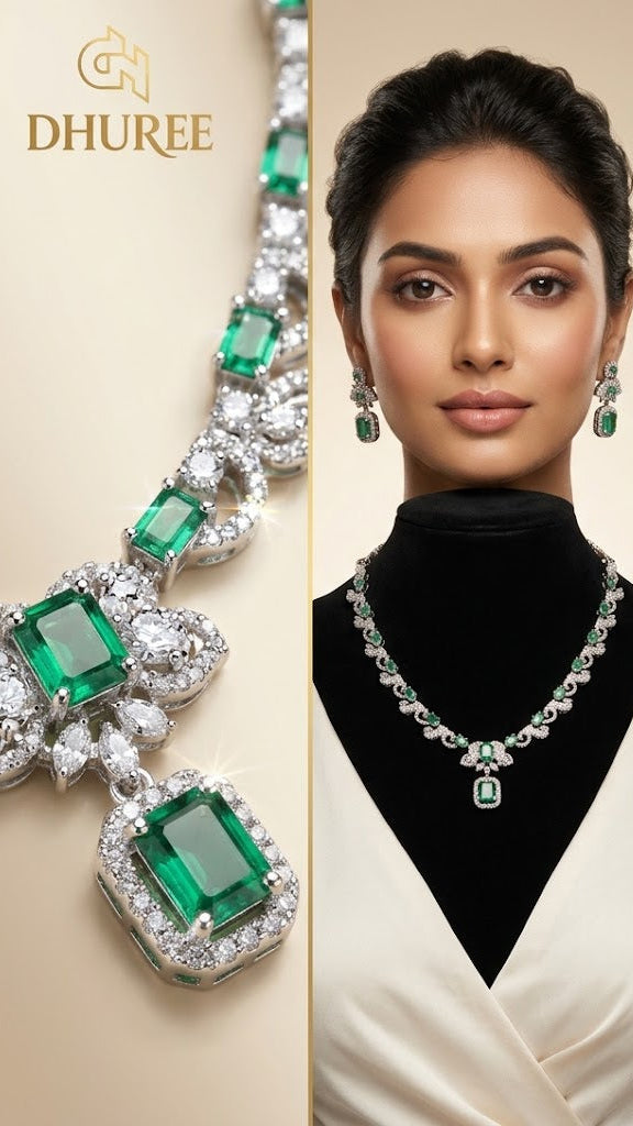 CZ Necklace Set