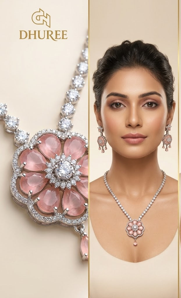 CZ Necklace Set