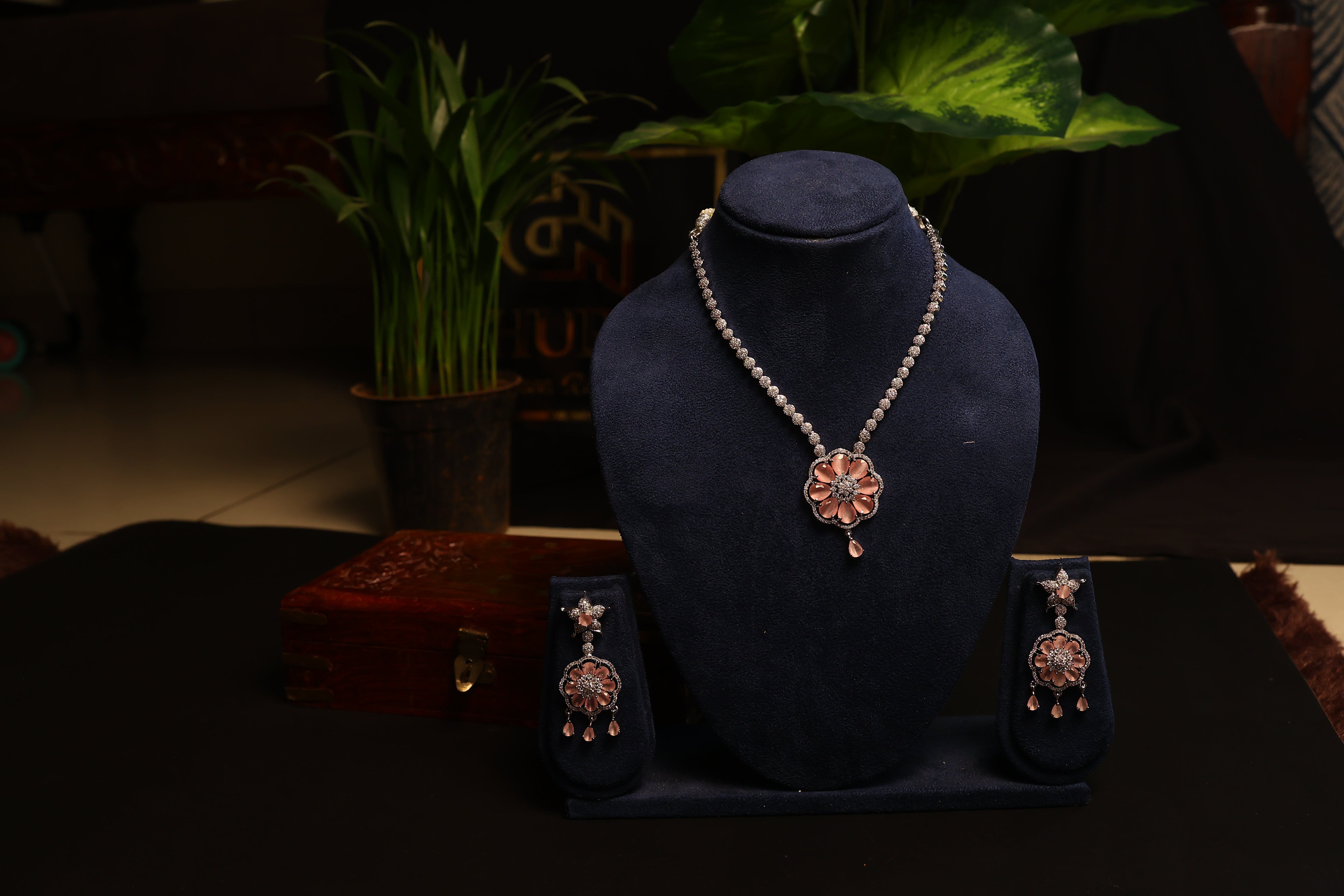 CZ Necklace Set