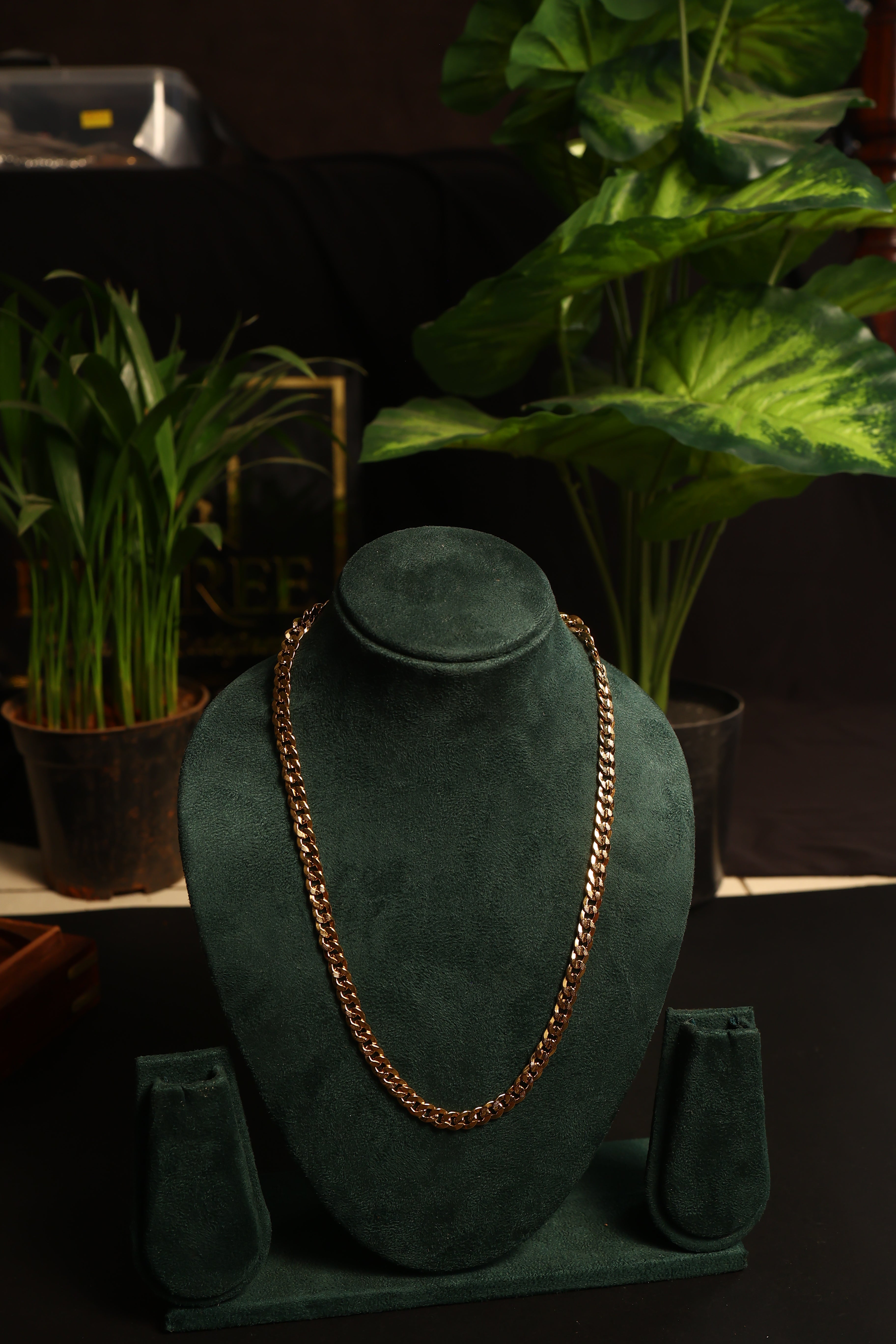 Men Brass Gold-Plated Chain