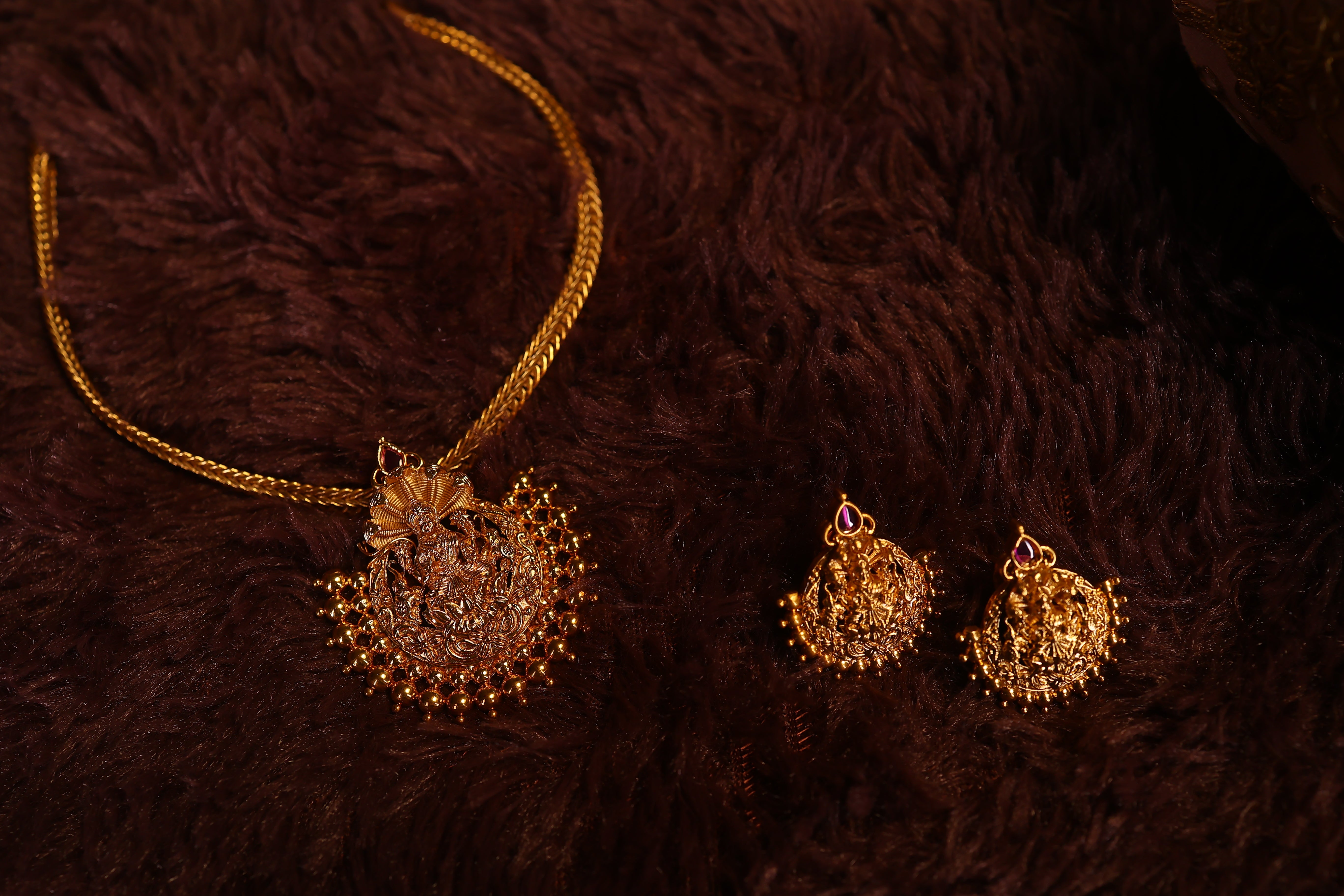 Antique Lakshmi Bead Necklase