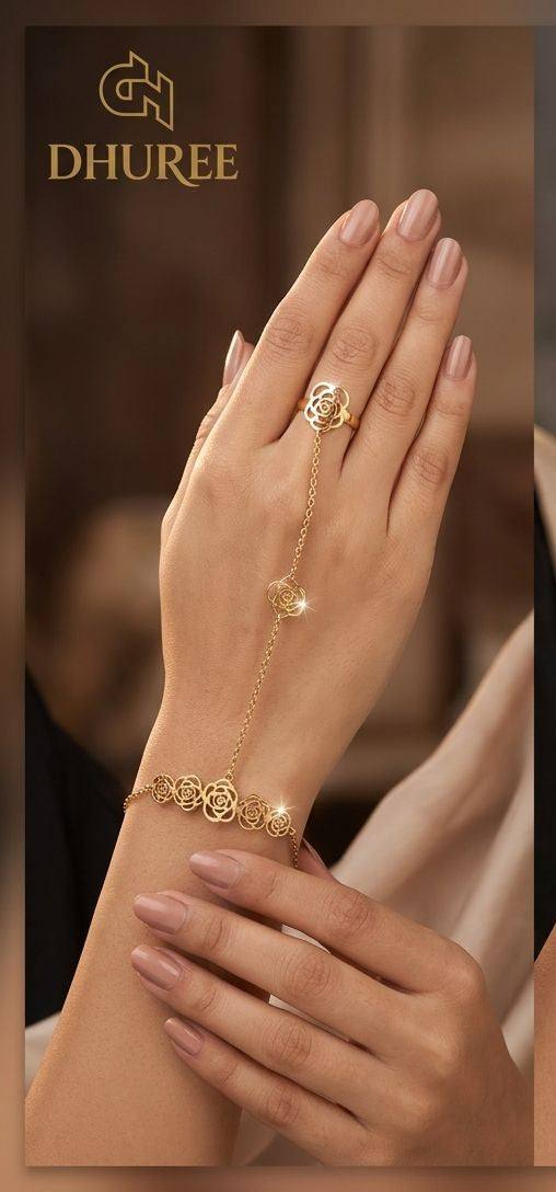Adjustable Anti Tarnish Hand Chain