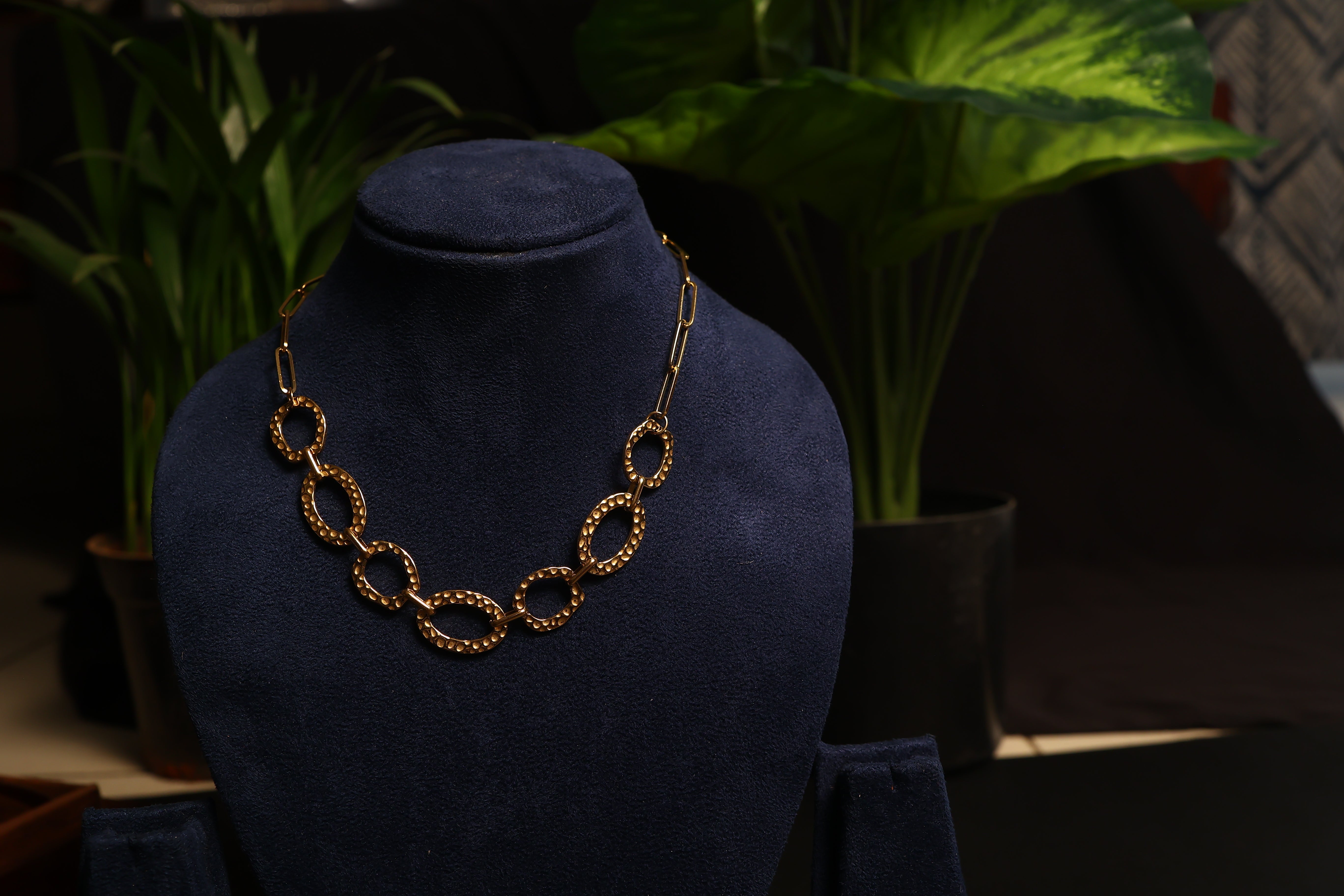 Gold Plated Stainless Steel Pendant Necklace for Women