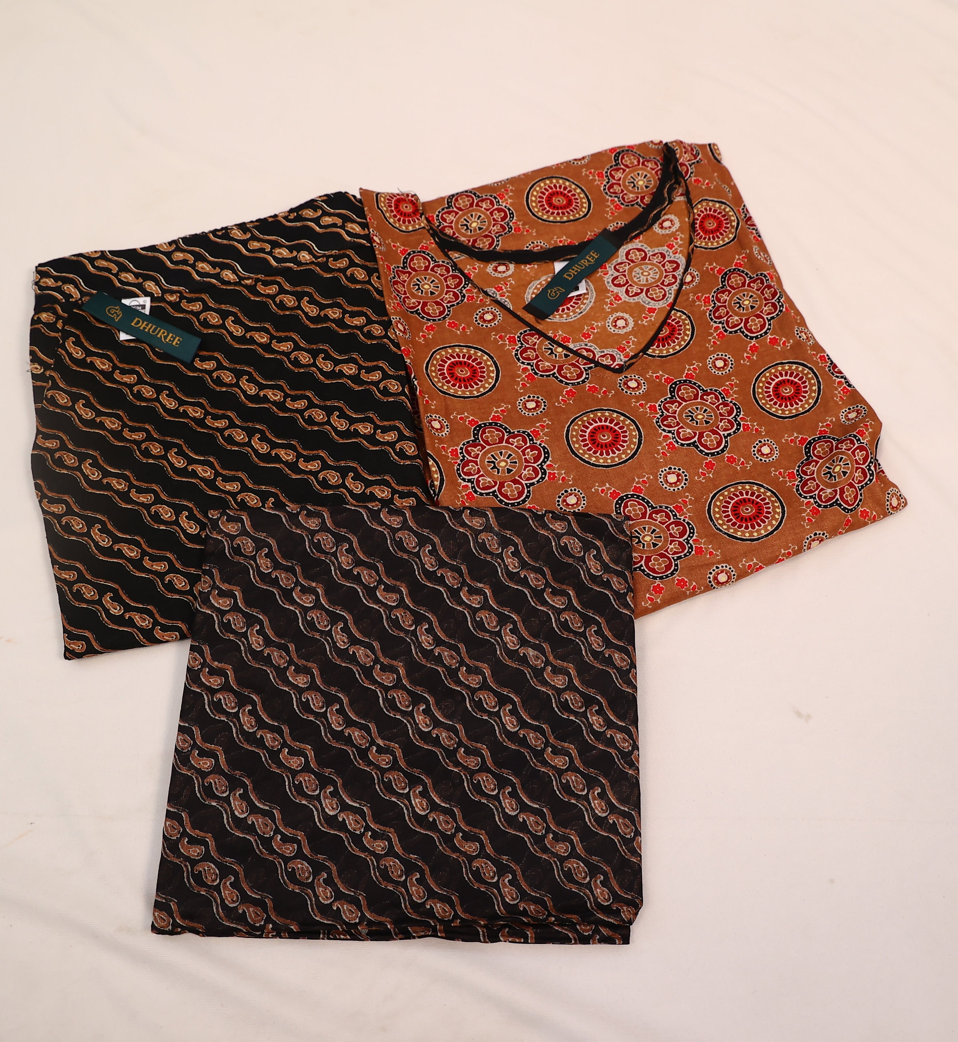 Pure Cotton Floral Printed Straight Kurta Set