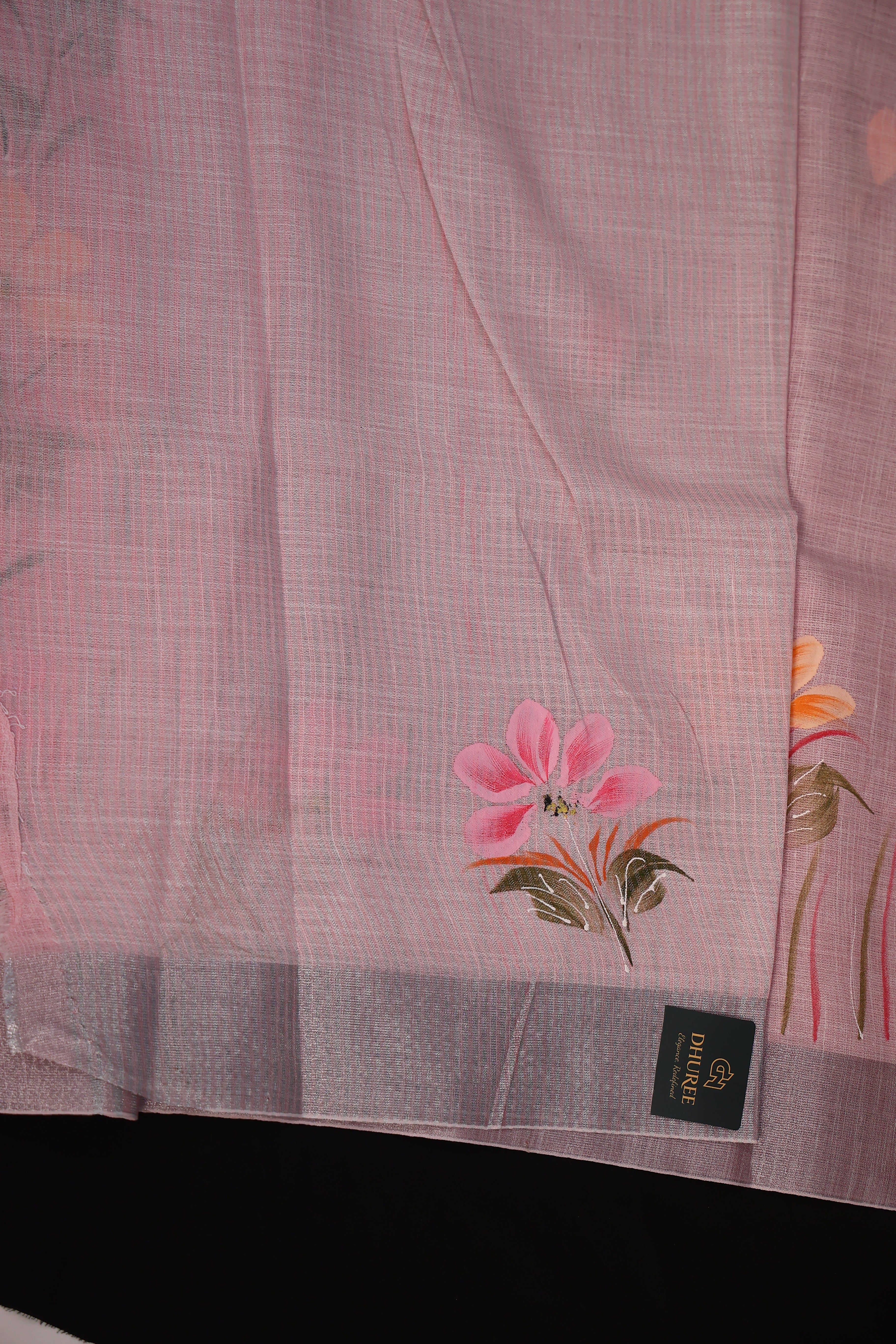 DHUREE COTTON LINEN SAREE.