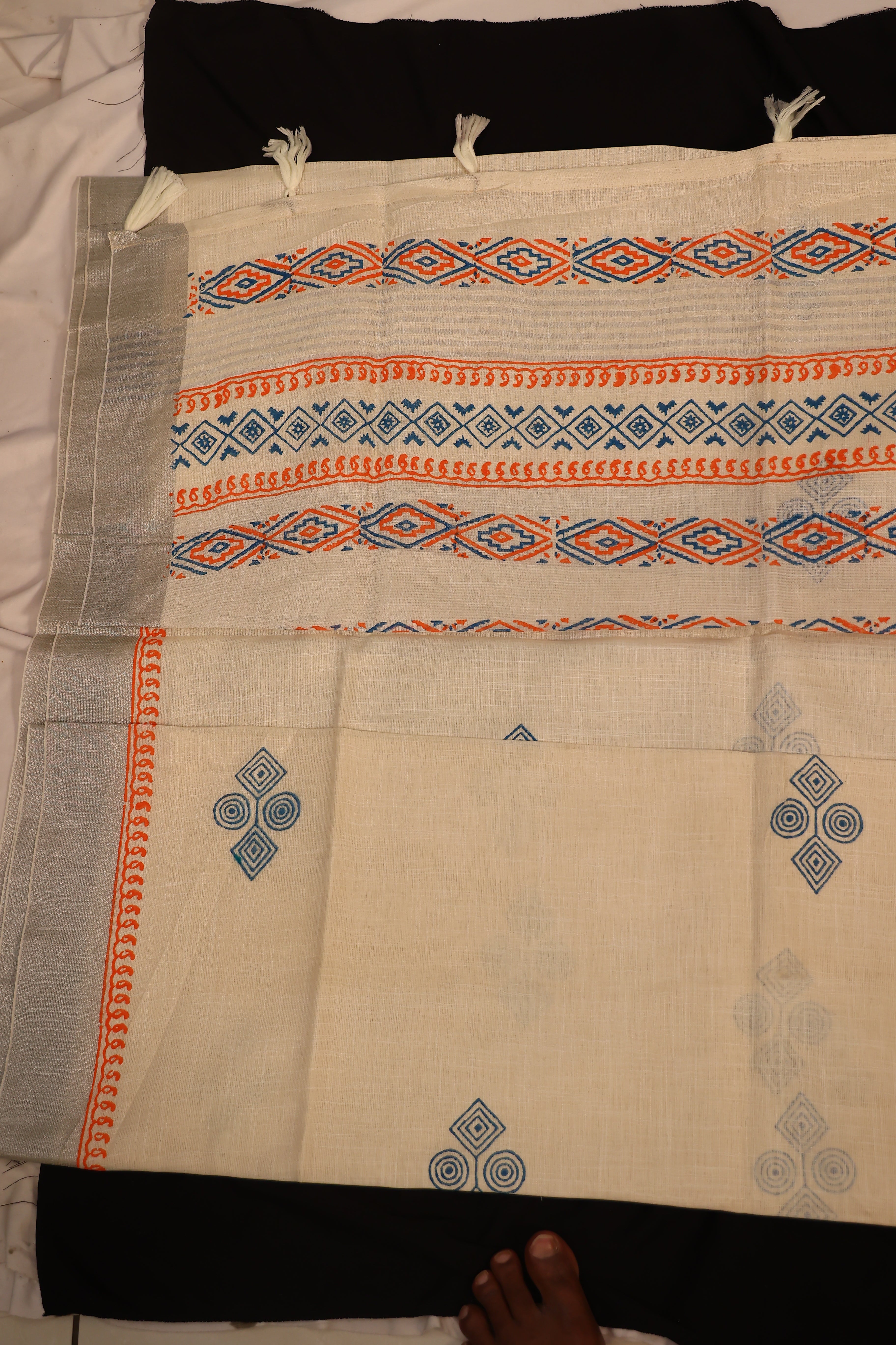 - DHUREE COTTON SILK SAREE.