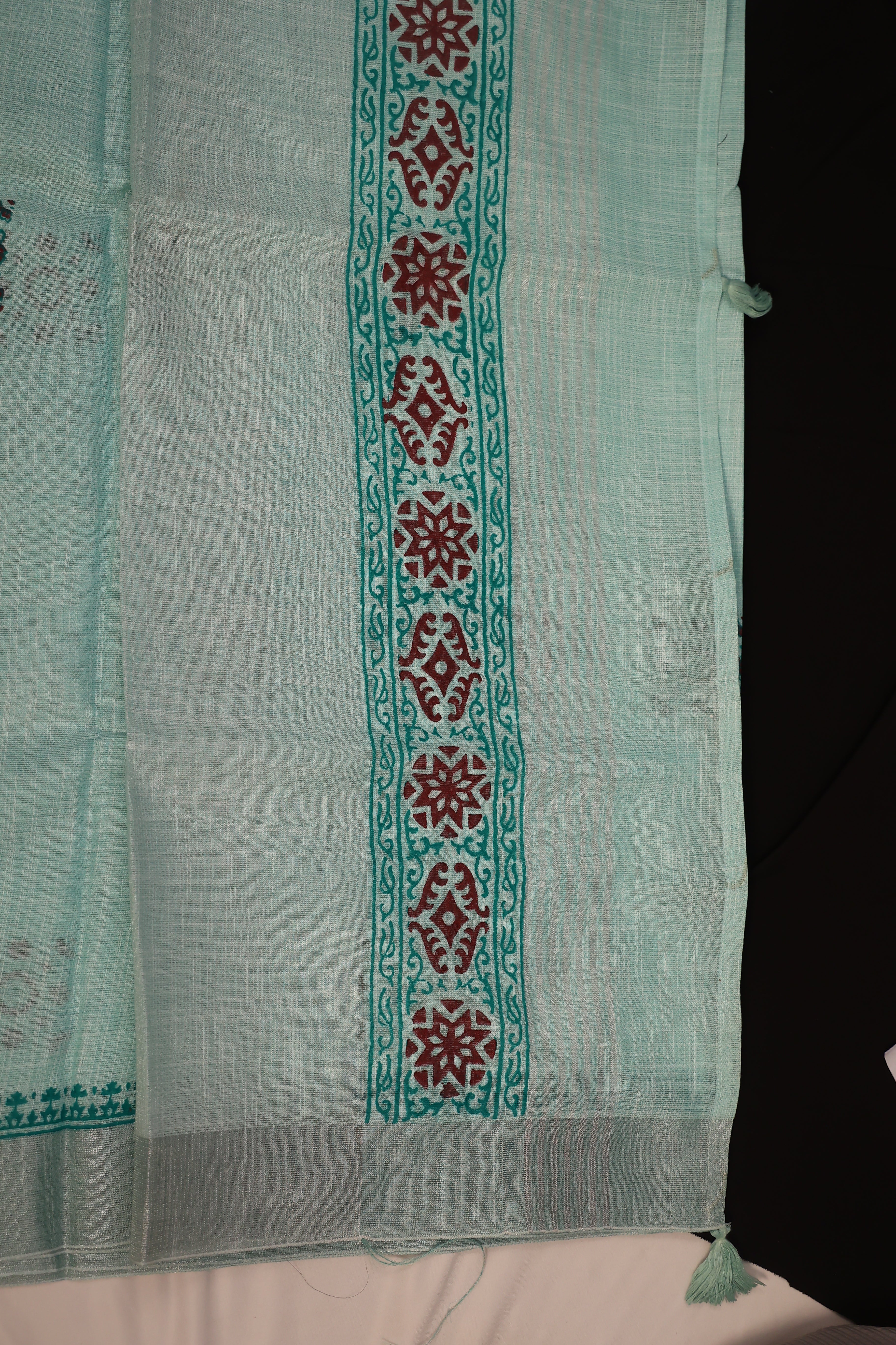 - DHUREE COTTON SILK SAREE.