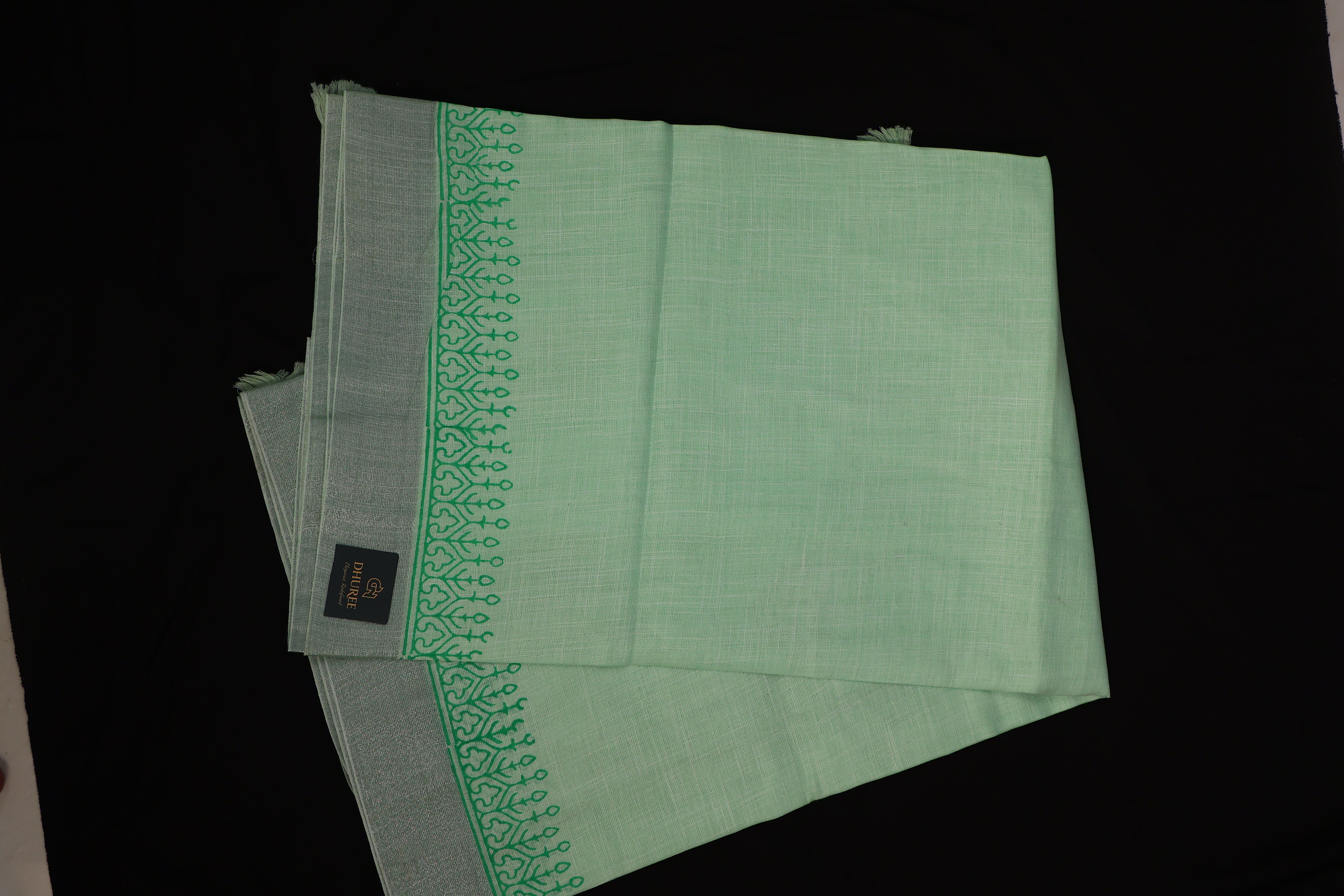 - DHUREE COTTON SILK SAREE.