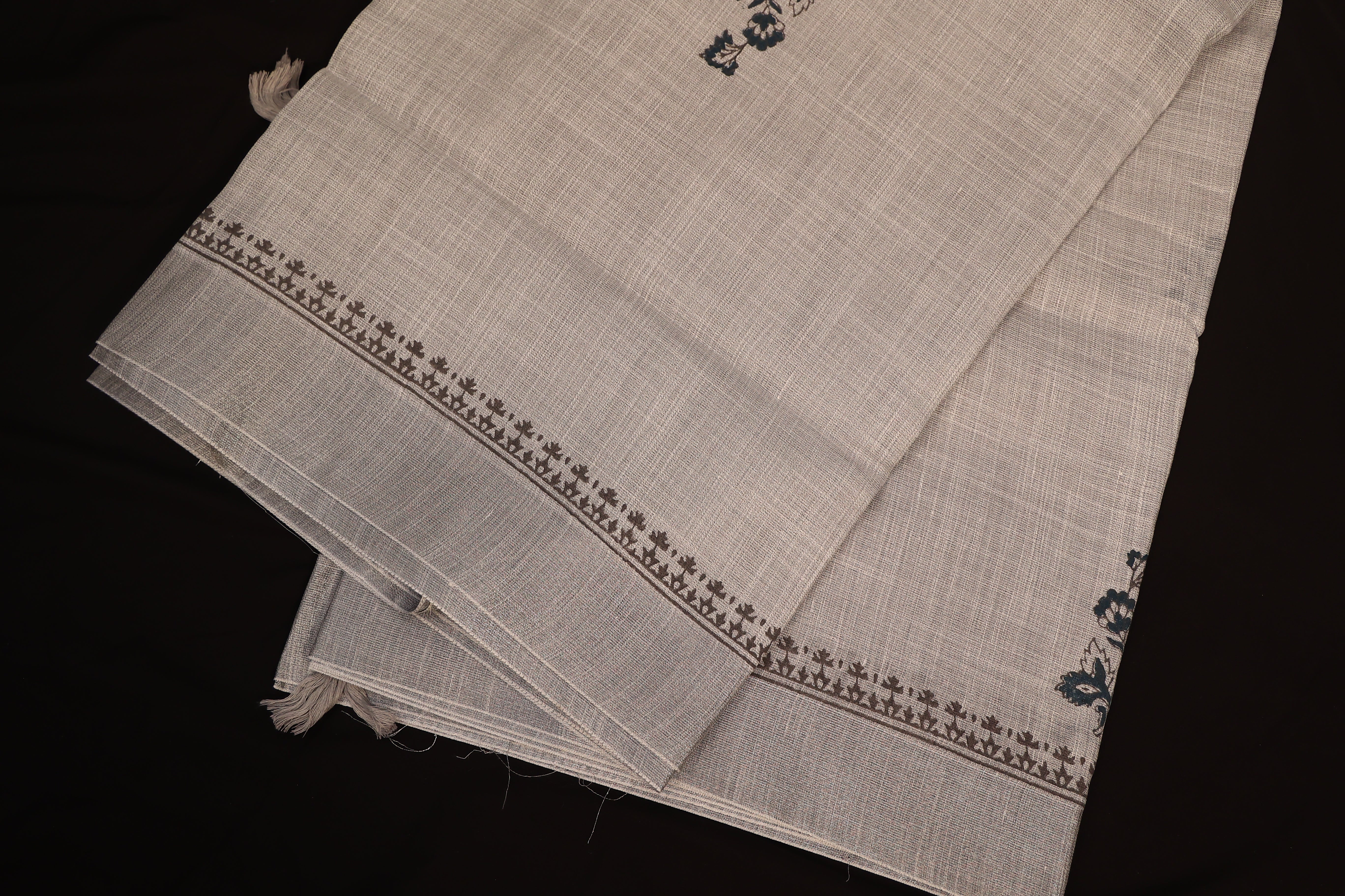 - DHUREE COTTON SILK SAREE.