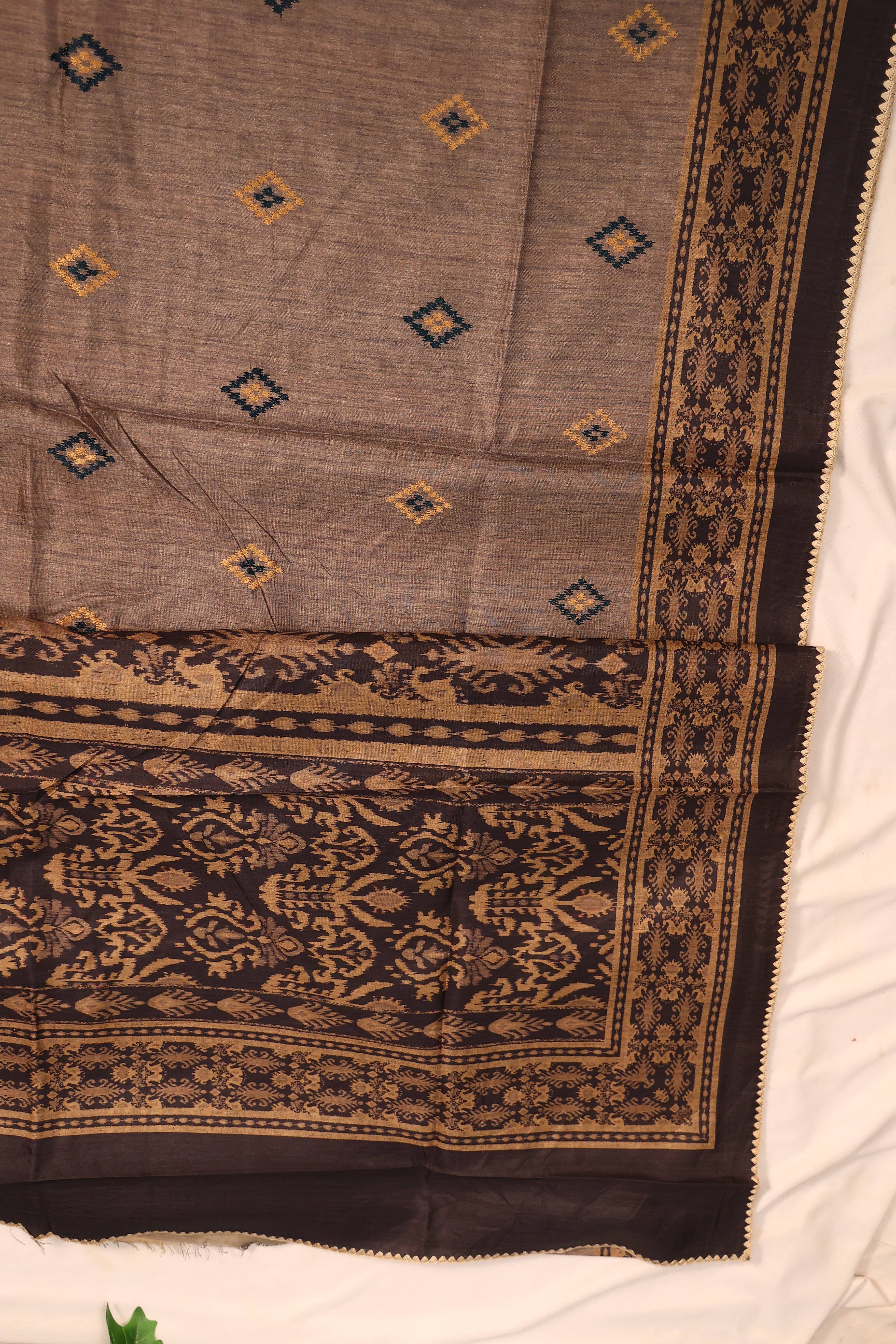 - DHUREE  COTTON DOLPHIN SAREE.